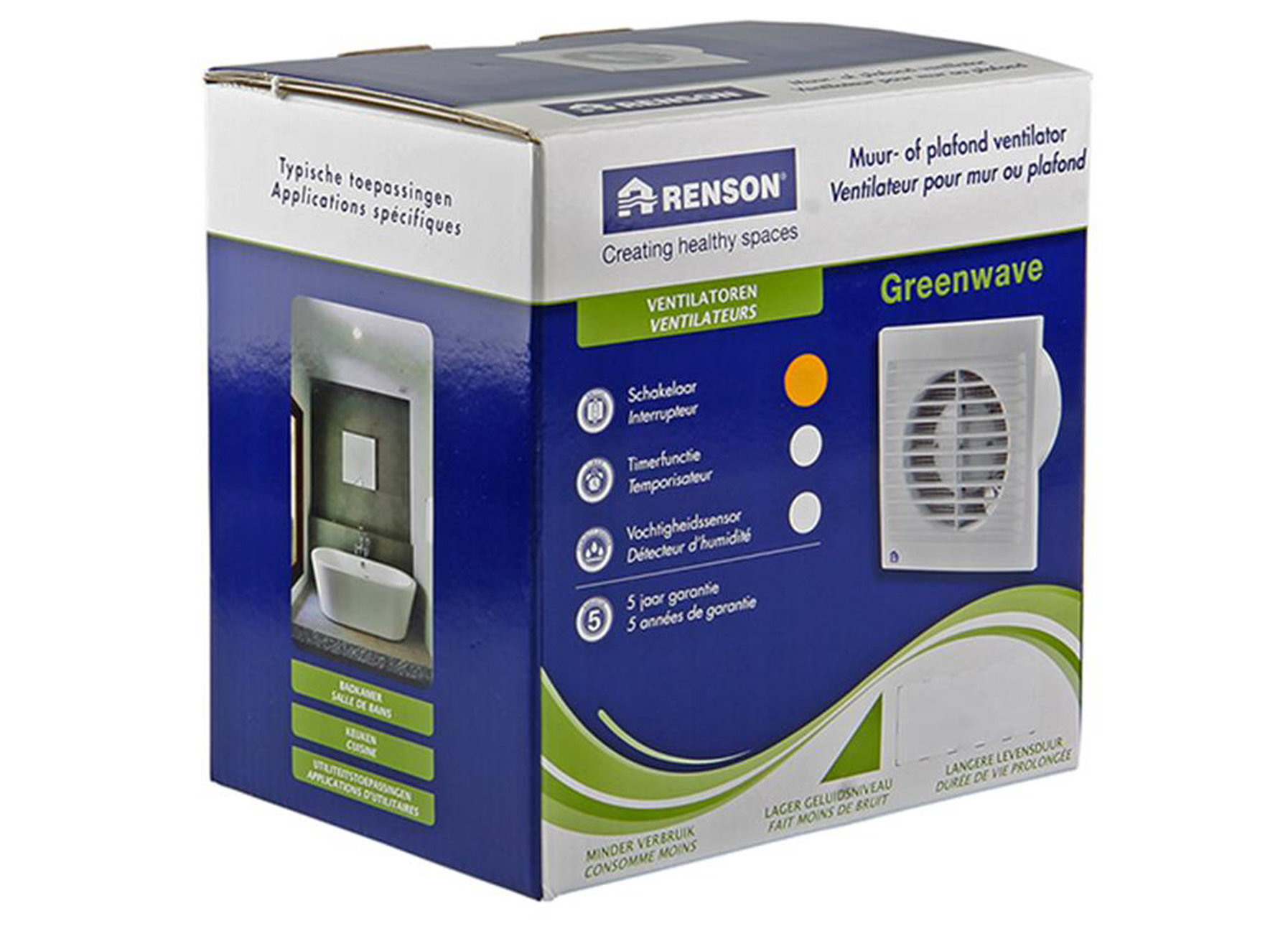 RENSON GREENWAVE MECHANISCHE VENTILATOR STANDAARD 9100