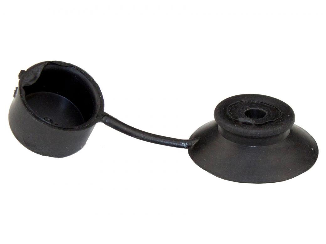 Rondelle avec capuchon caoutchouc Ø4,5mm - 50 pièces
