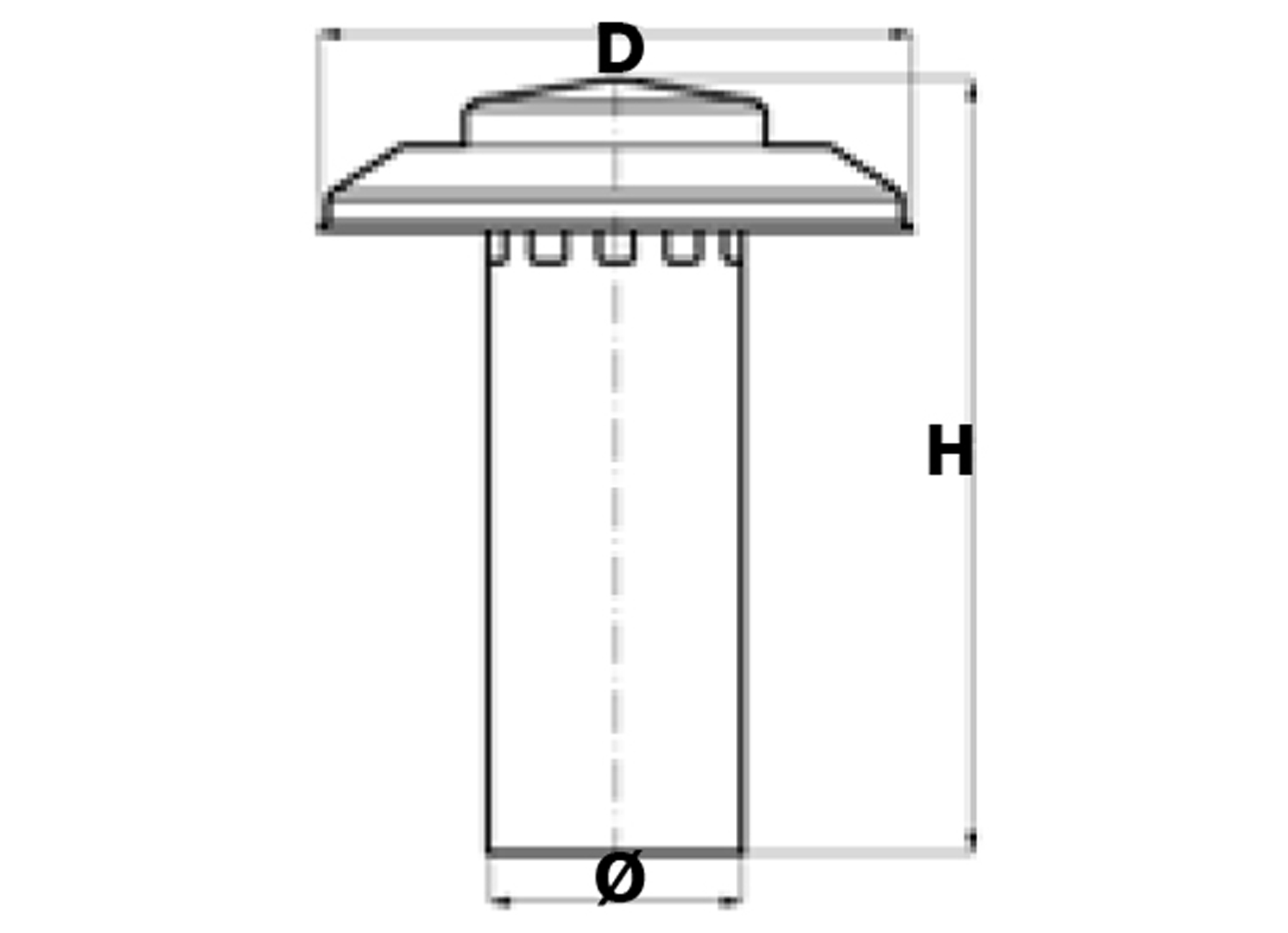 DAKONTLUCHTINGSPIJP PVC ENKELWANDIG