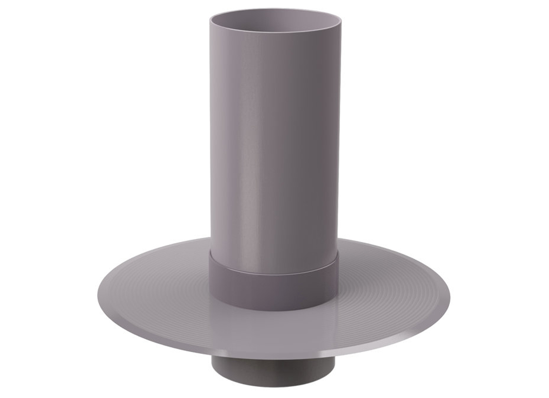 PLAQUE VENTILATION GRIS DOUBLE PAROI