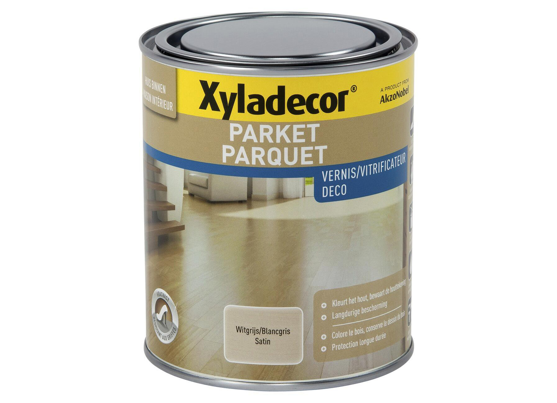 XYLADECOR PARKET VERNIS DECO SATIN GEKLEURD