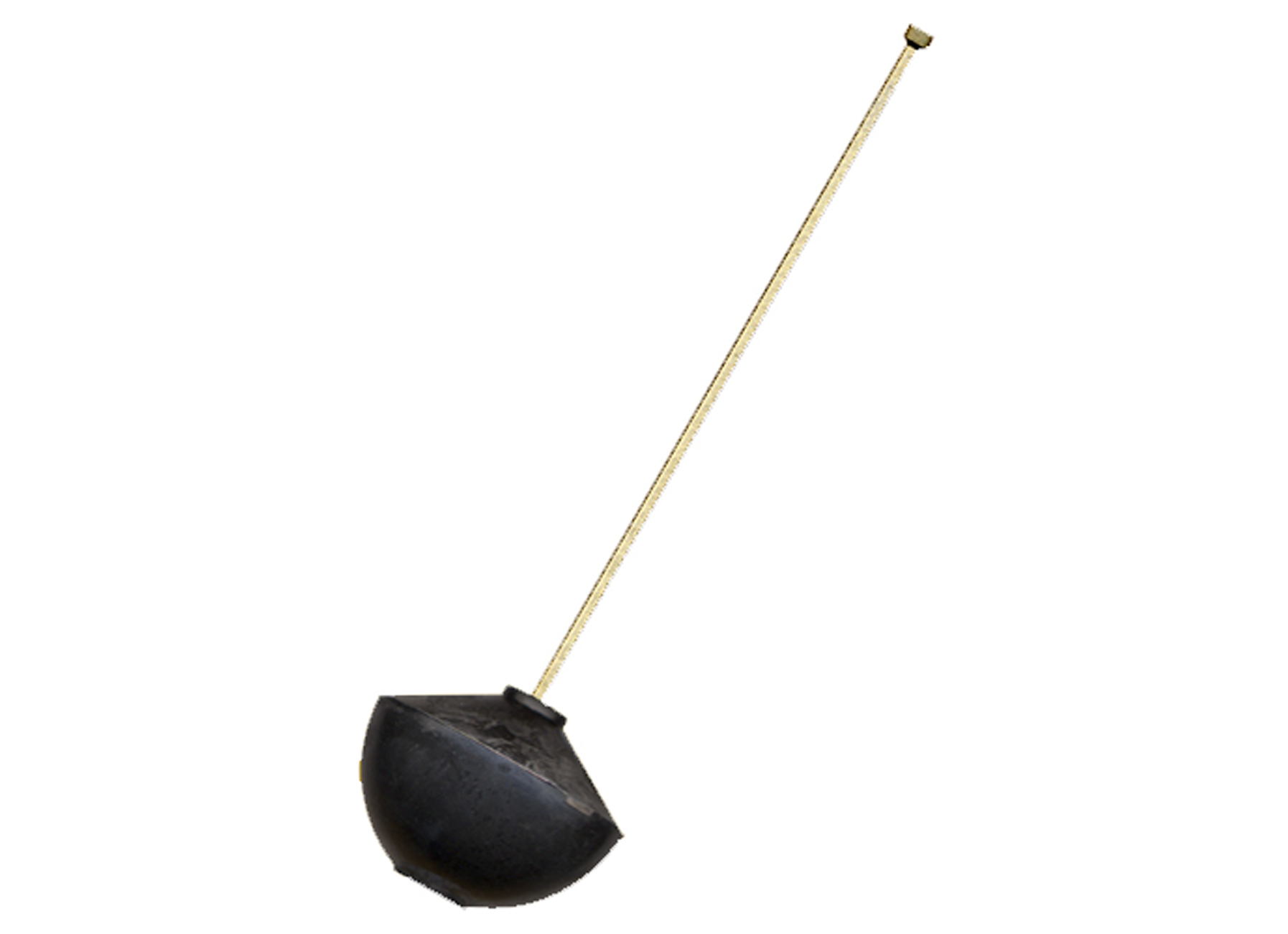 SANINSTAL VLOTTERBAL MET MESSING STANG