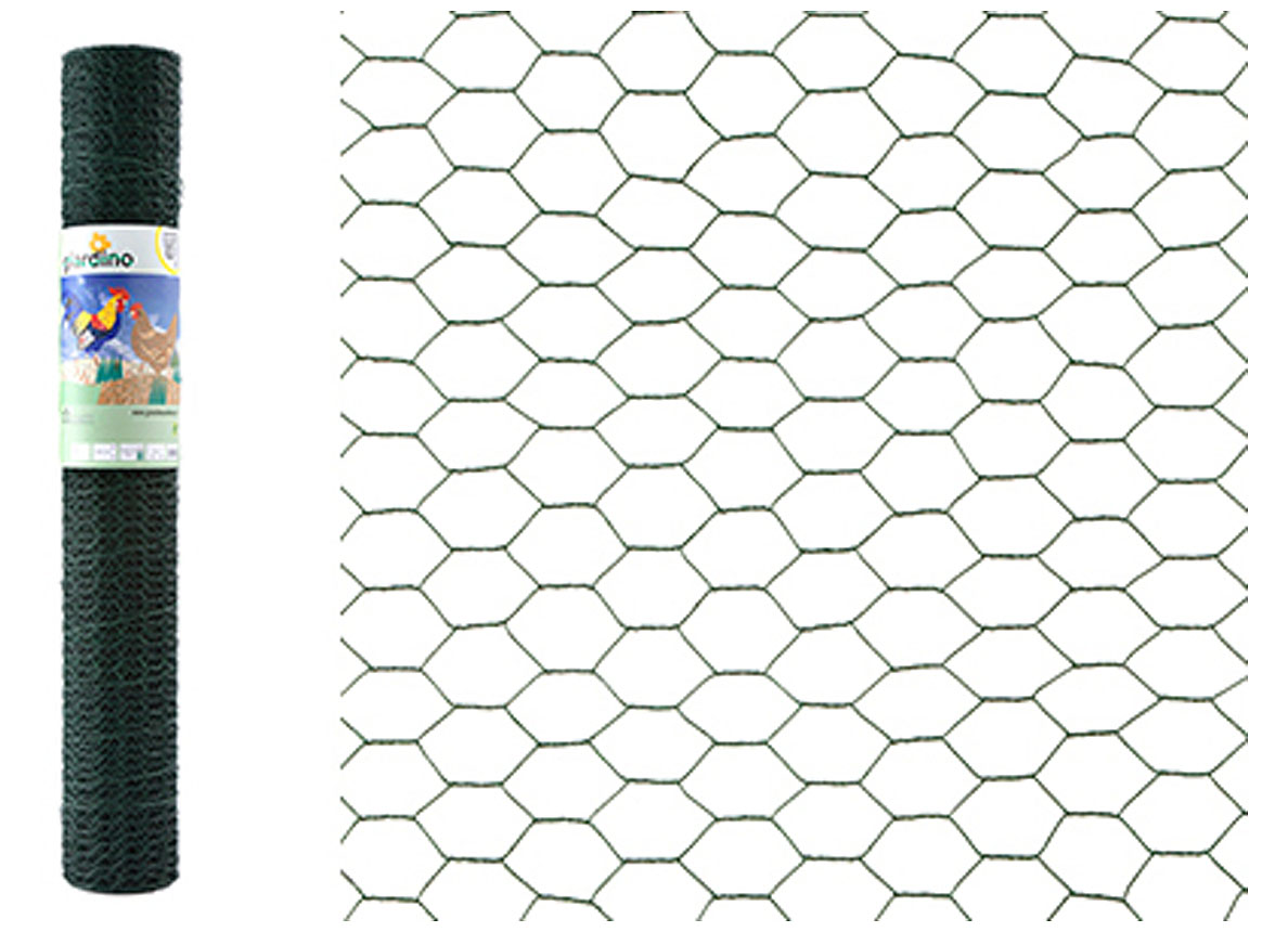 GRILLAGE A TRIPLE TORSION PLASTIFIE