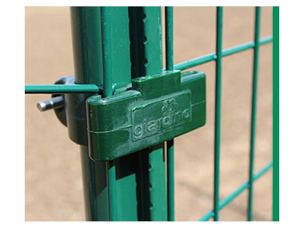 COLLIER D''ANGLE POTEAU PROFILE Ø48MM VERT RAL6005