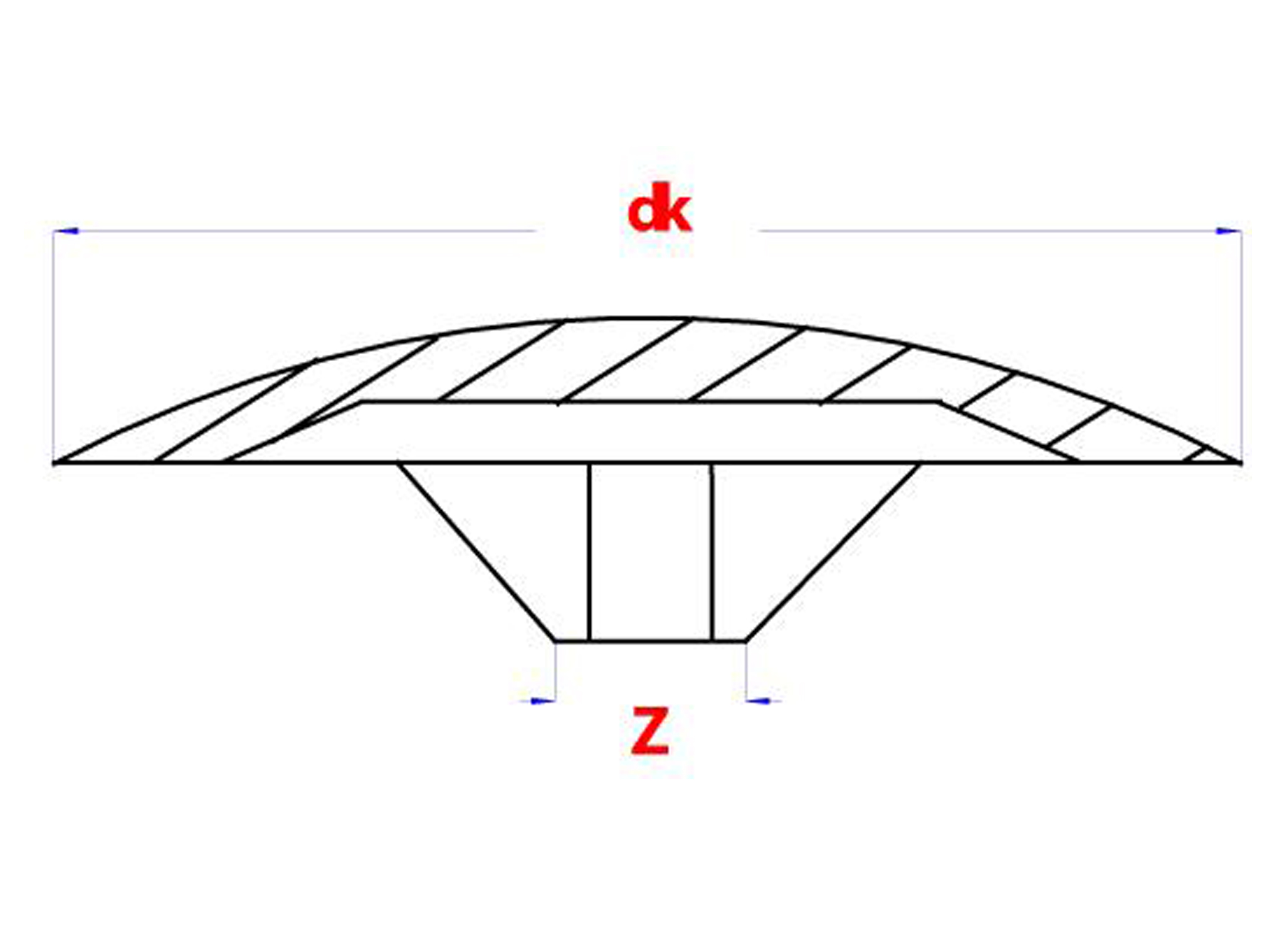 AFDEKKAPJE POZIDRIVE Ø12MM