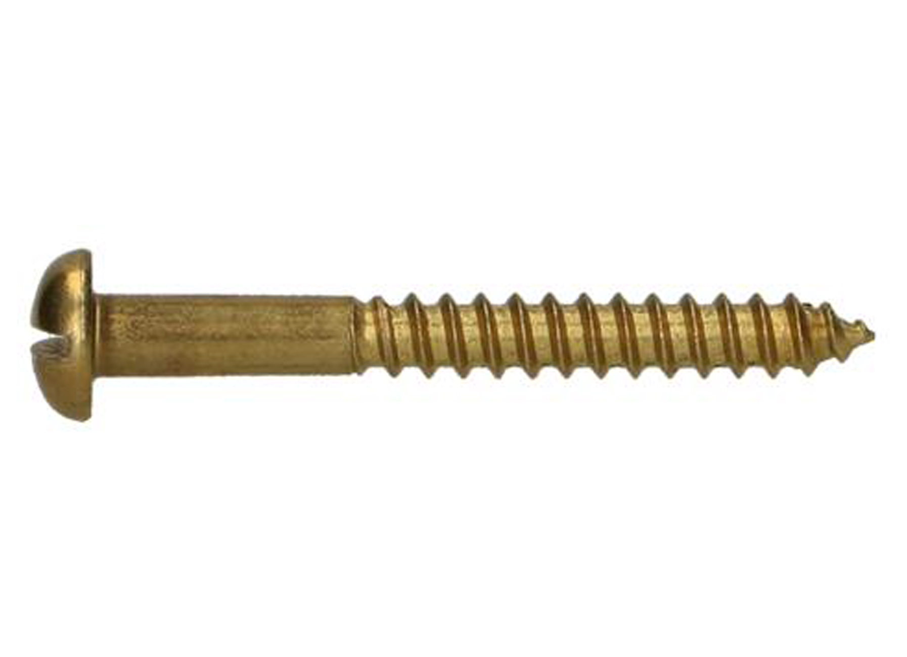 VIS A BOIS TETE RONDE DIN 96 LAITON - BLISTER