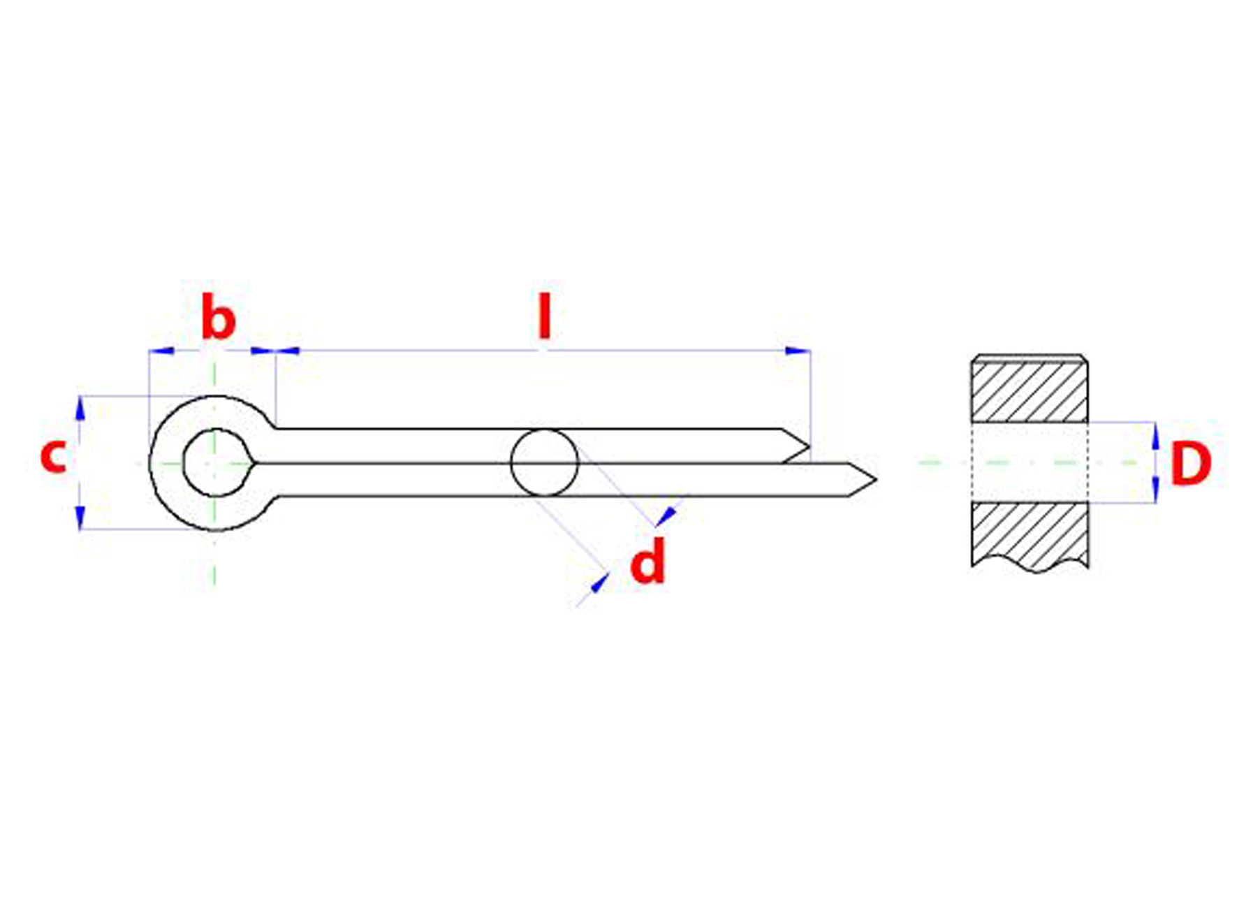 SPLITPEN DIN 94 VERZINKT