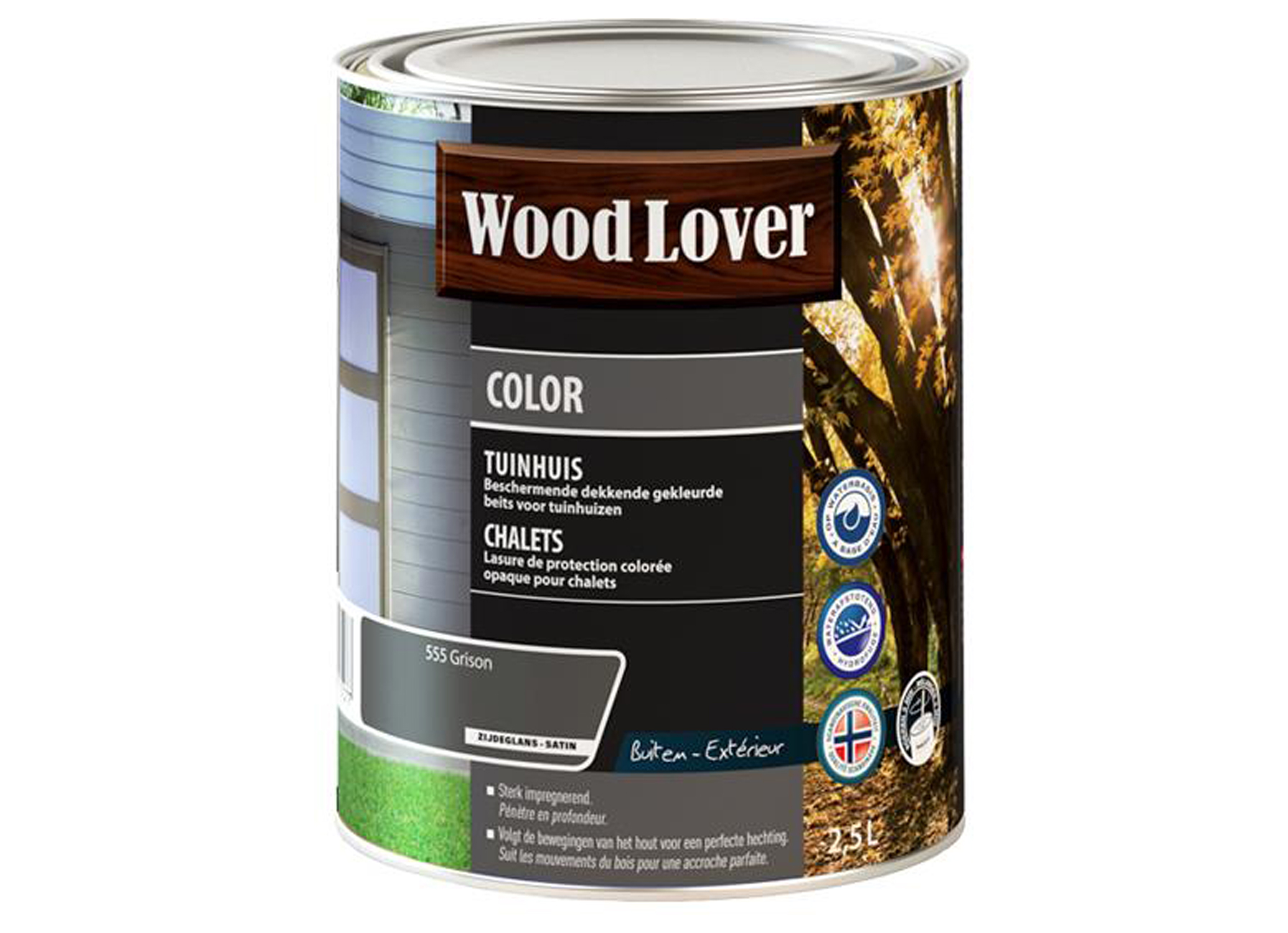 WOODLOVER HOUTBEITS COLOR TUINHUIS