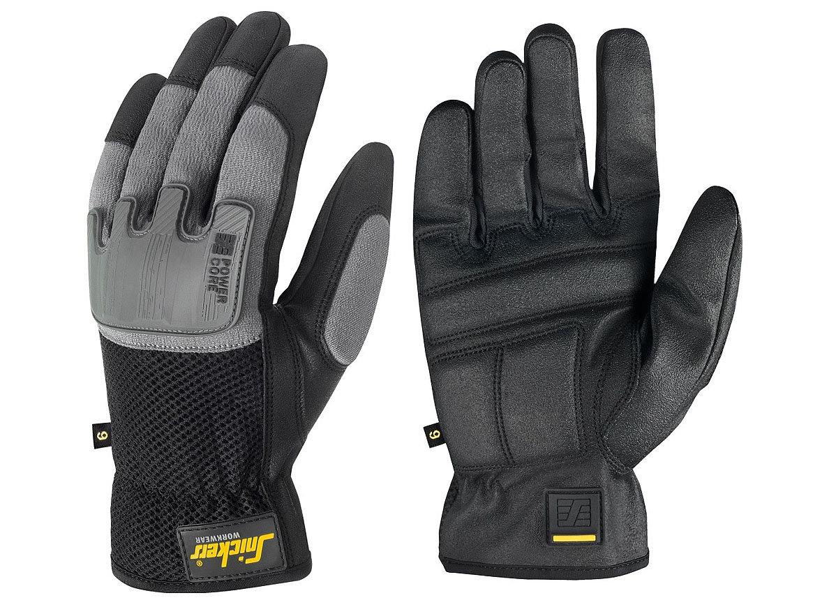 SNICKERS GANTS DE TRAVAIL POWER CORE BLACK