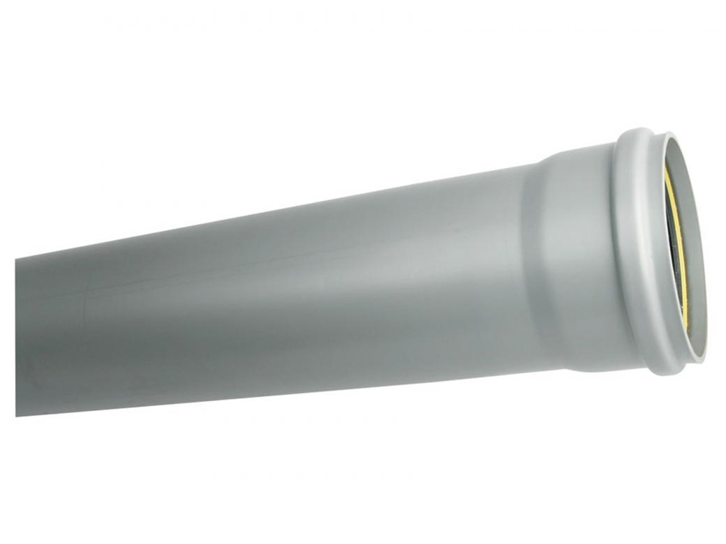 TUYAU EGOUT PVC MANCHONNE NORME USINE GRIS