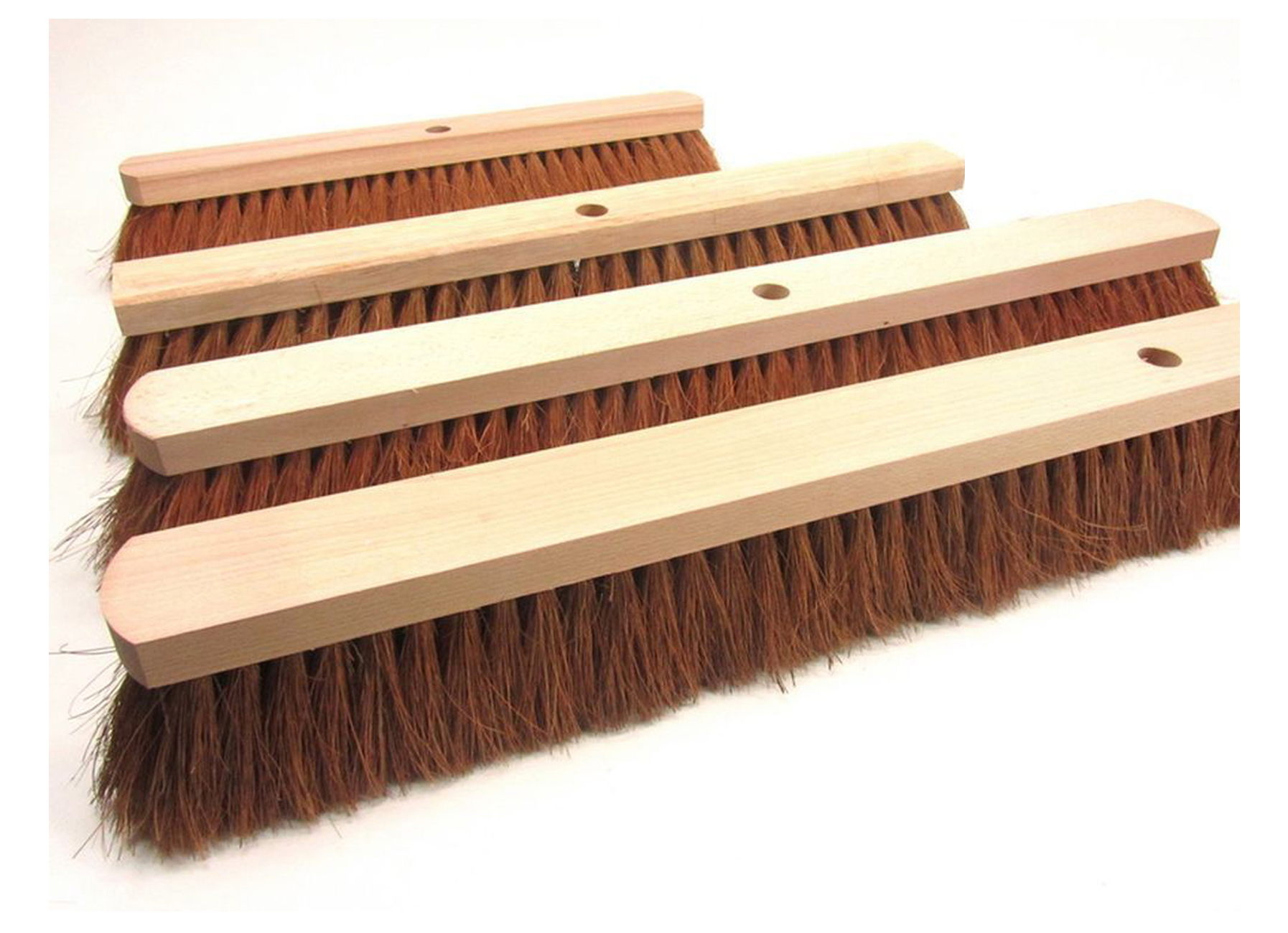 Veger Coco met houten steel