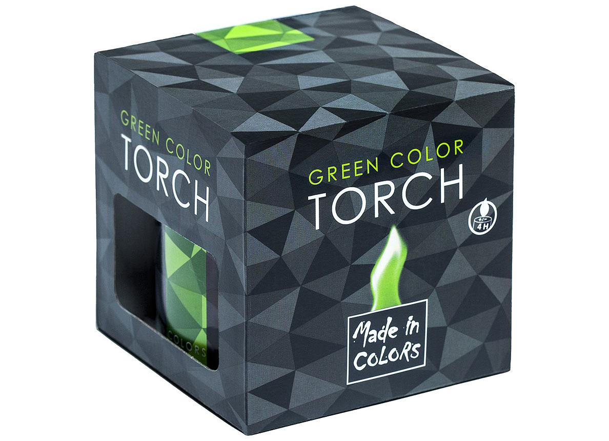 FAKKEL IN BLIK RODE VLAM