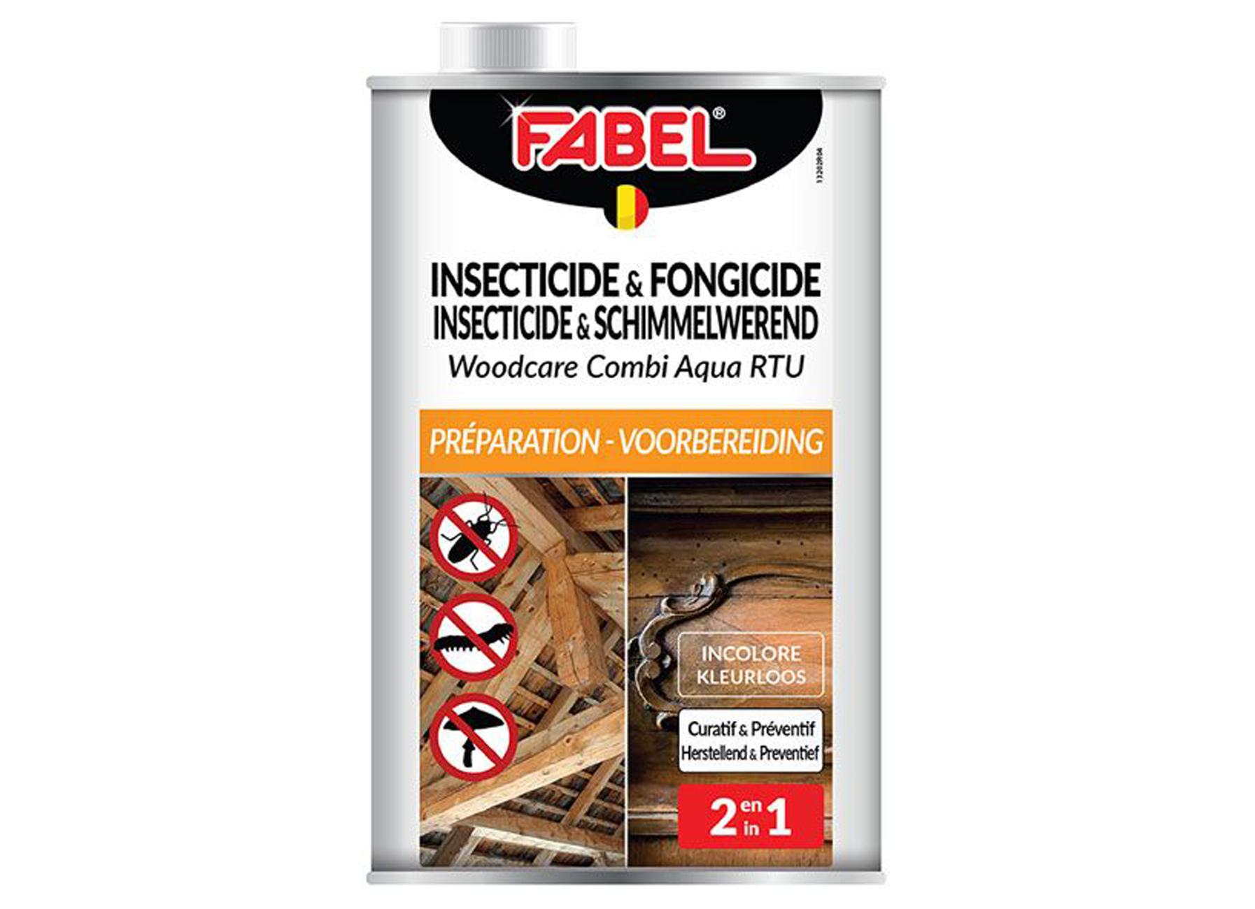 FABEL INSECTICIDE & FONGICIDE POUR BOIS WOODCARE RTU