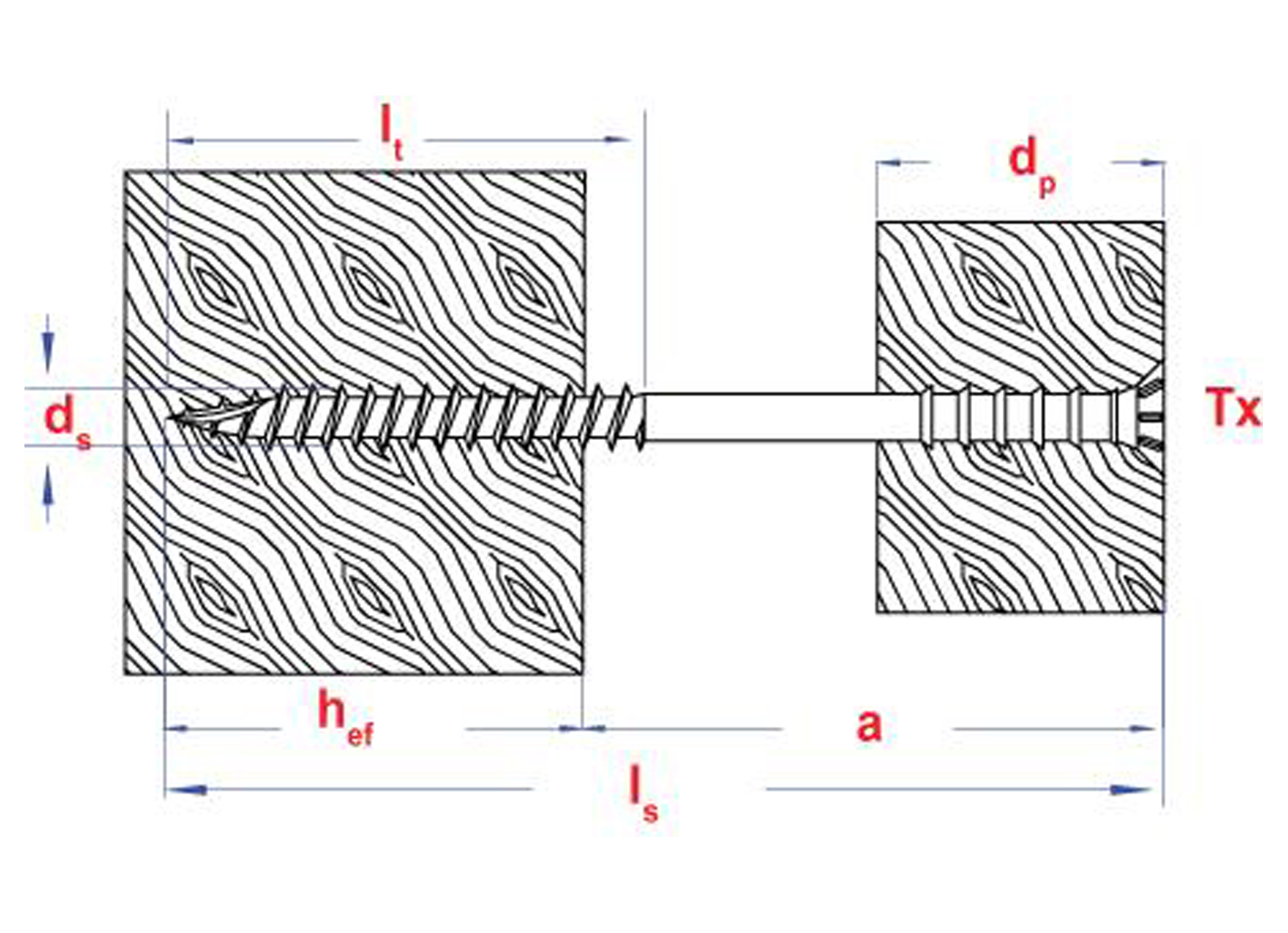 VIS AUTO-PERCEUSE REGLABLE, T25