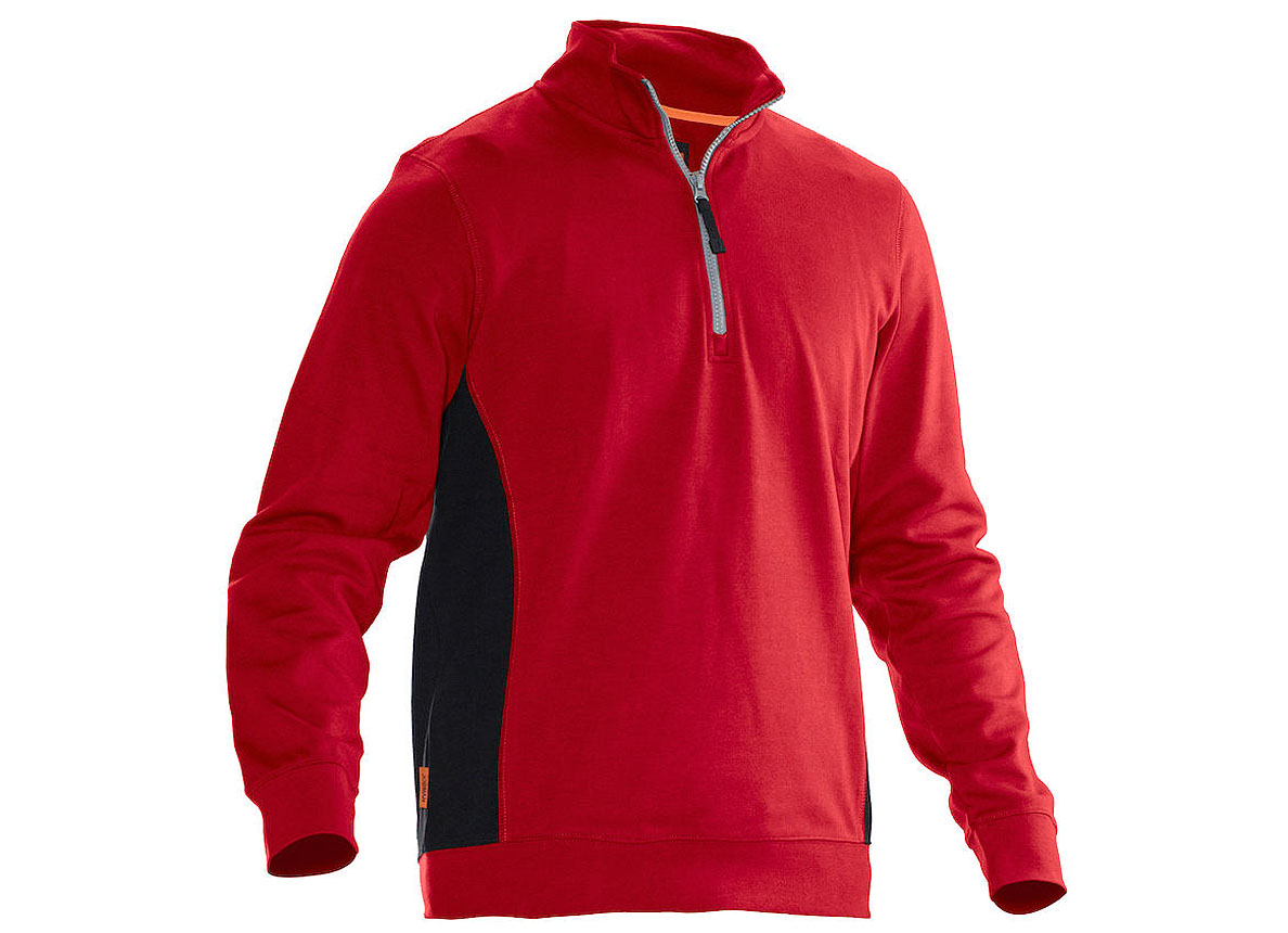 SWEATSHIRT 1/2-FERMETURE ECLAIR