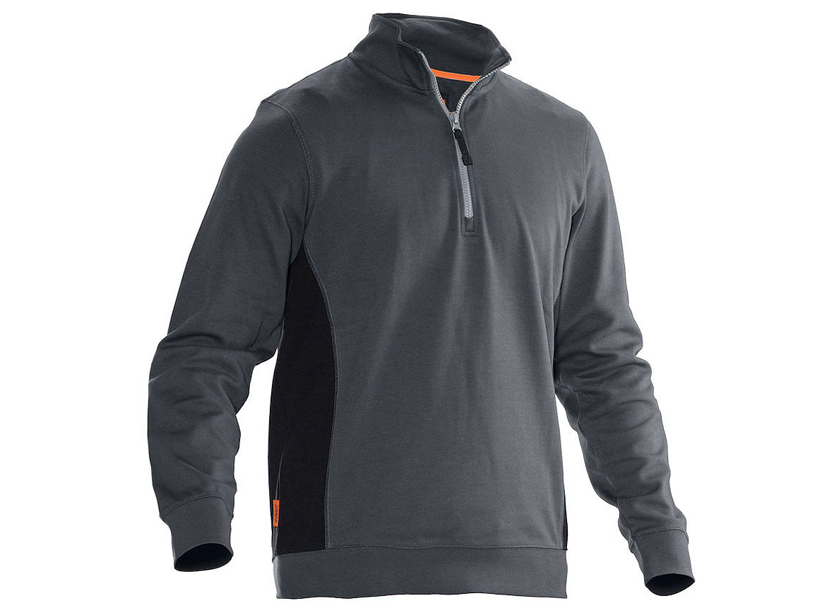 SWEATSHIRT 1/2-FERMETURE ECLAIR