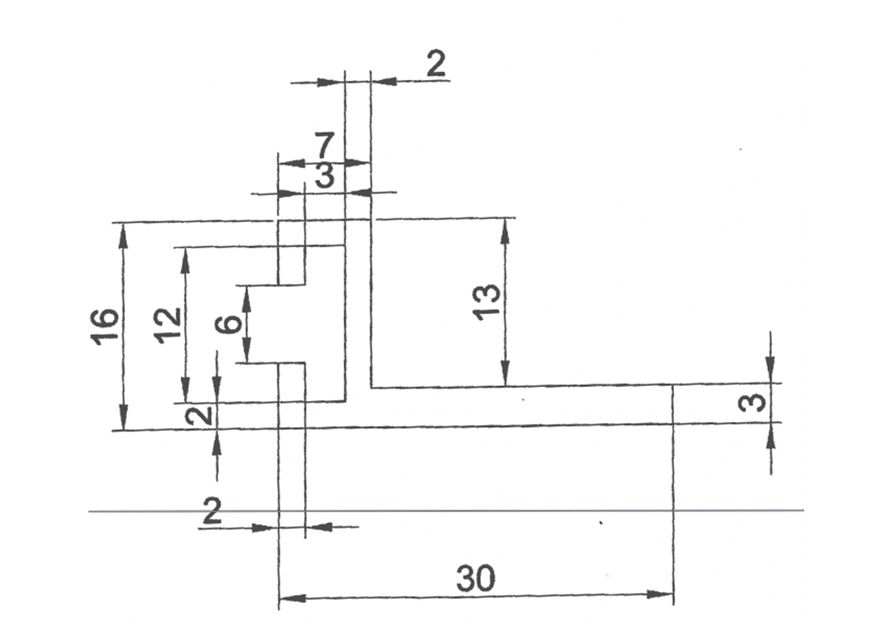 INKOMMATKADER PROMA-JAN GEANODISEERD ALUMINIUM