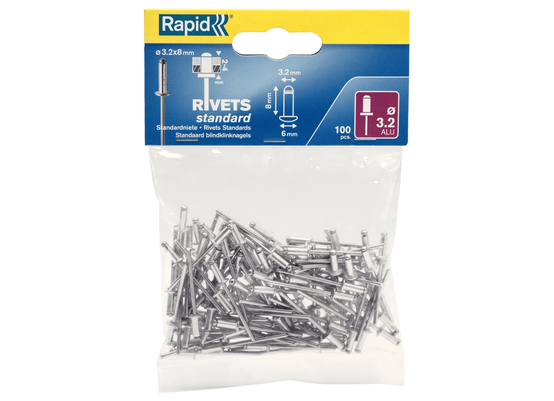 RAPID RIVETS STANDARDS ALU/ACIER