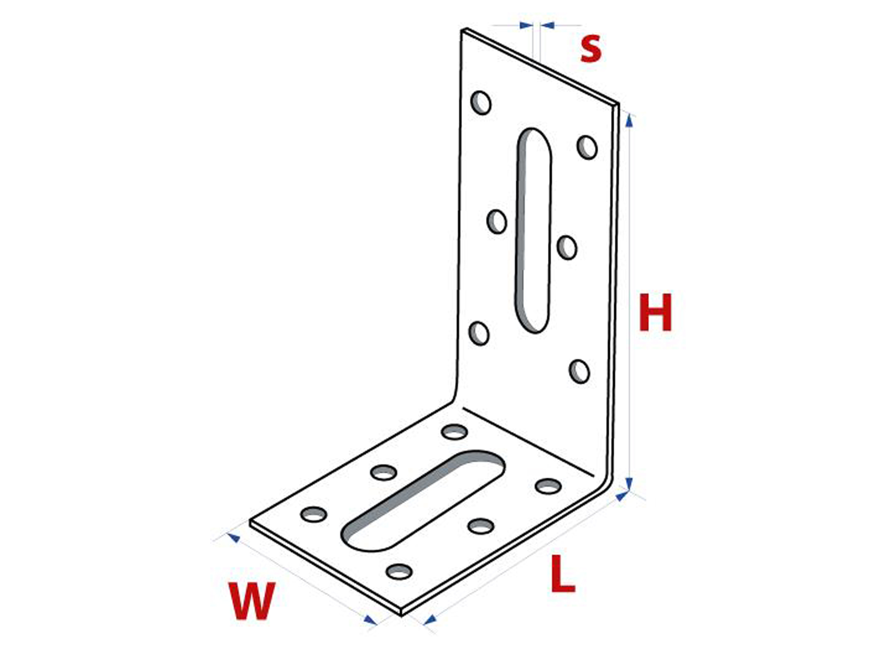 EQUERRE AJUSTABLE ZINGUE