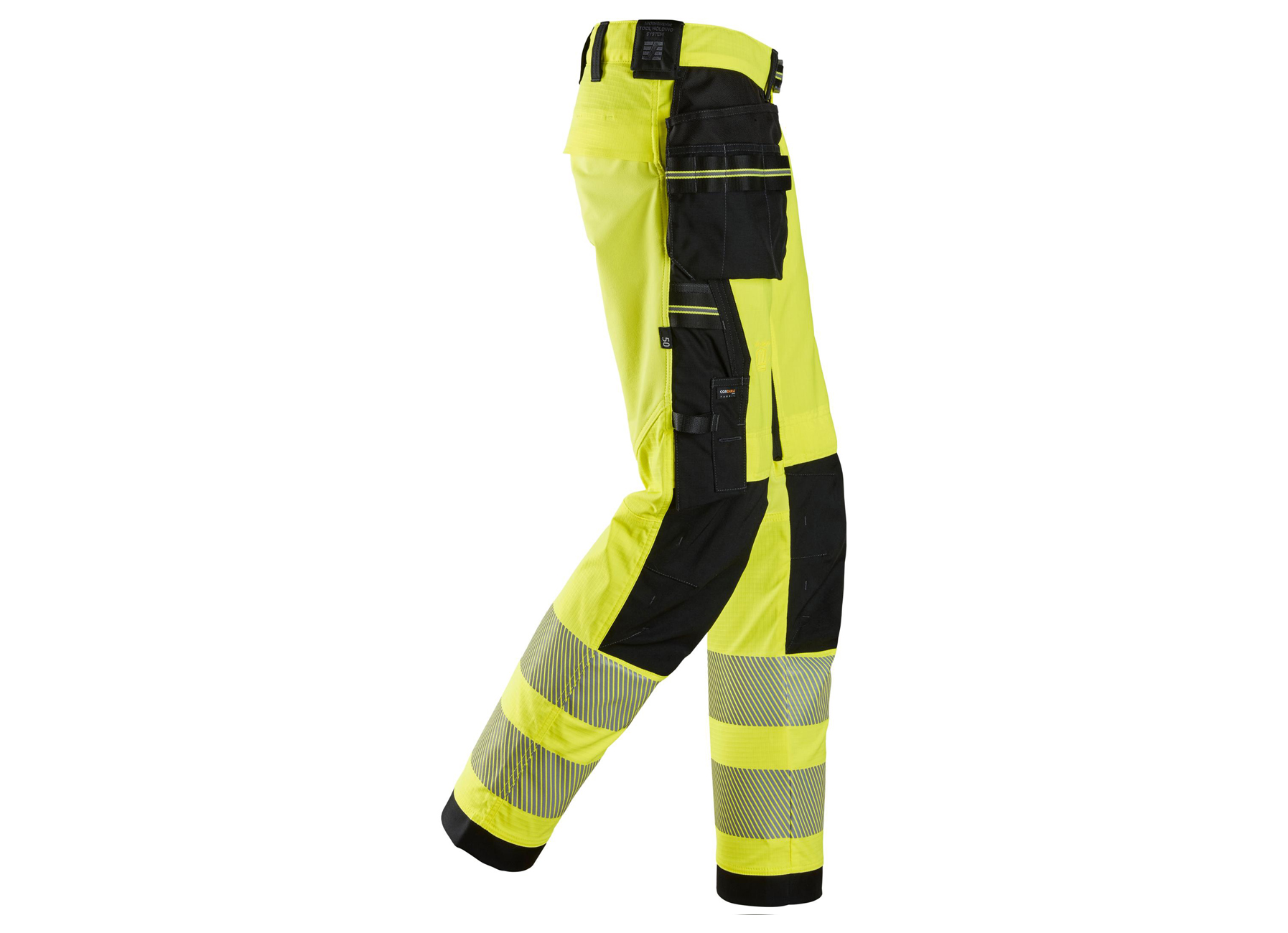 SNICKERS HIGH-VIS KLASSE 2 WERKBROEK HOLSTERZAKKEN 6943