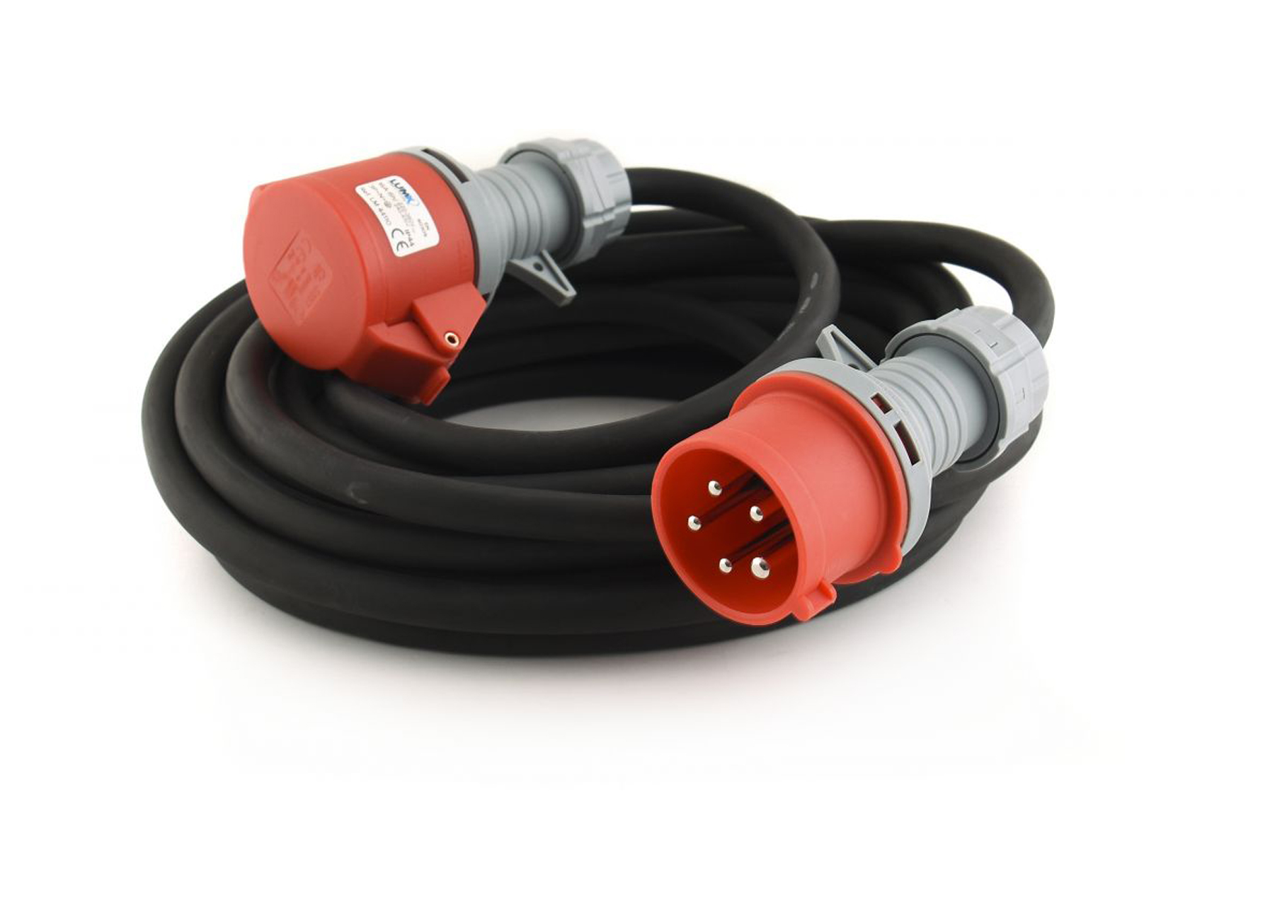 Lumx Rallonge Néoprène En60309 400v 16a 3p+n+a