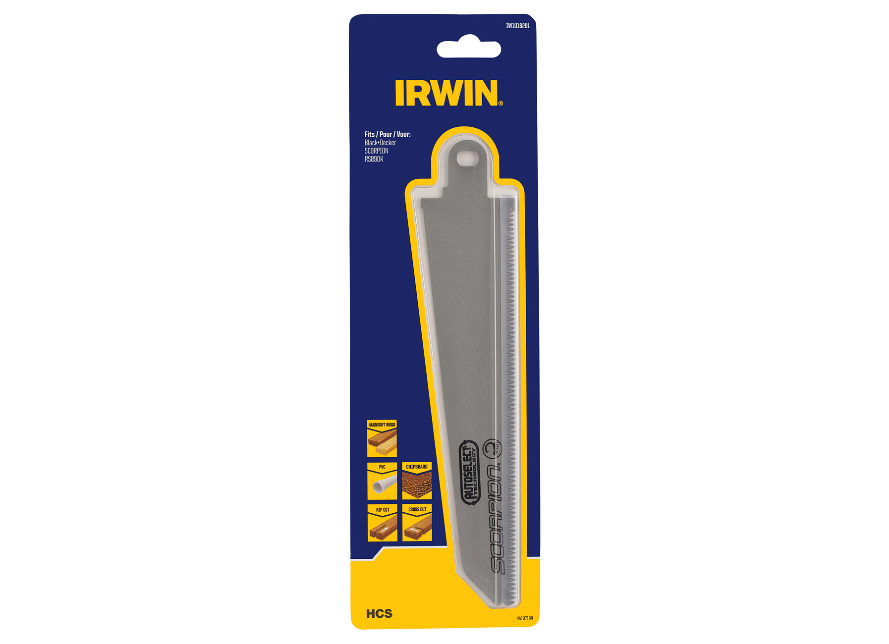 IRWIN LAME DE SCIE POUR SCIE ELECTRIQUE B+D