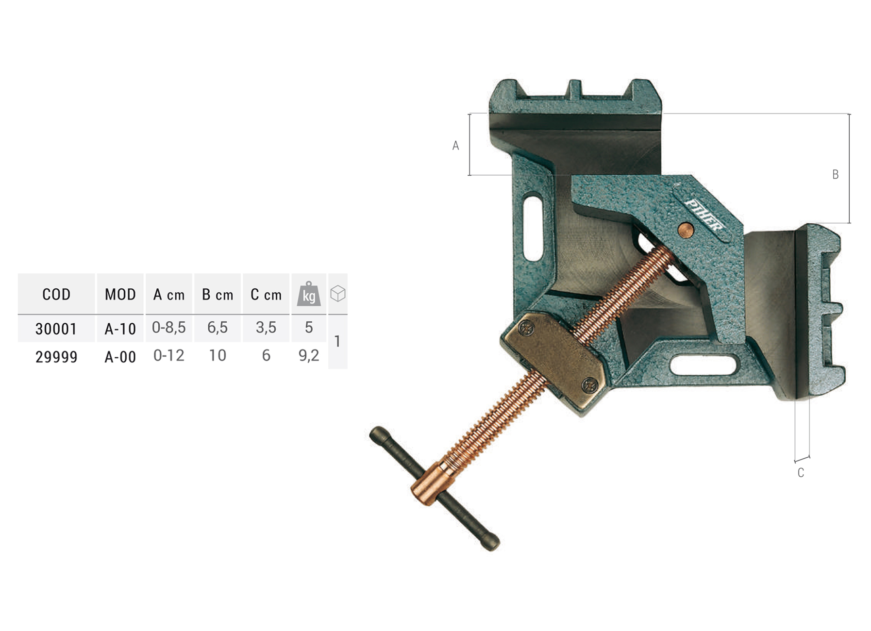 PIHER PRESSE D''ANGLE POUR SOUDEURS