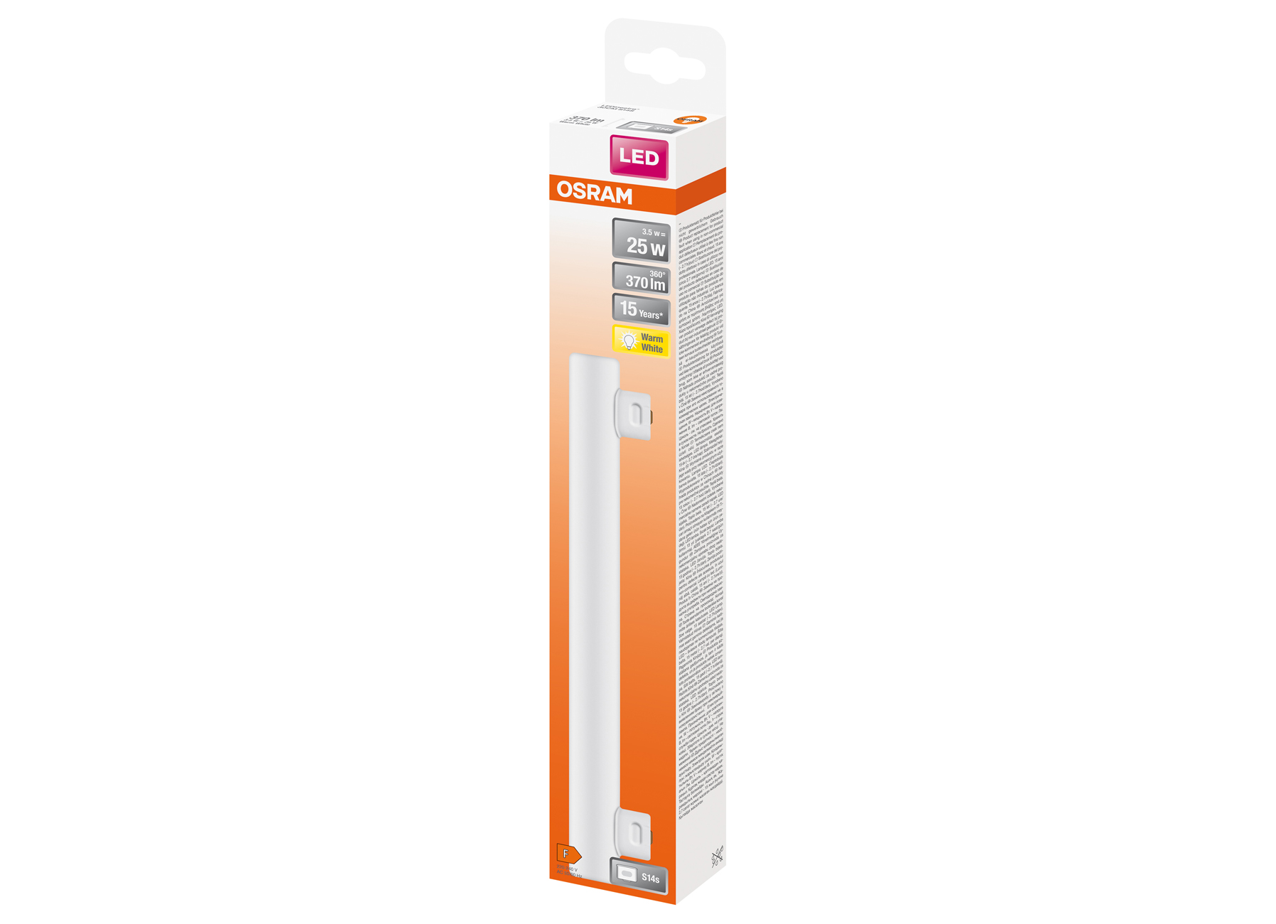 OSRAM LEDINESTRA BASE BUISVORMIGE LED LAMP