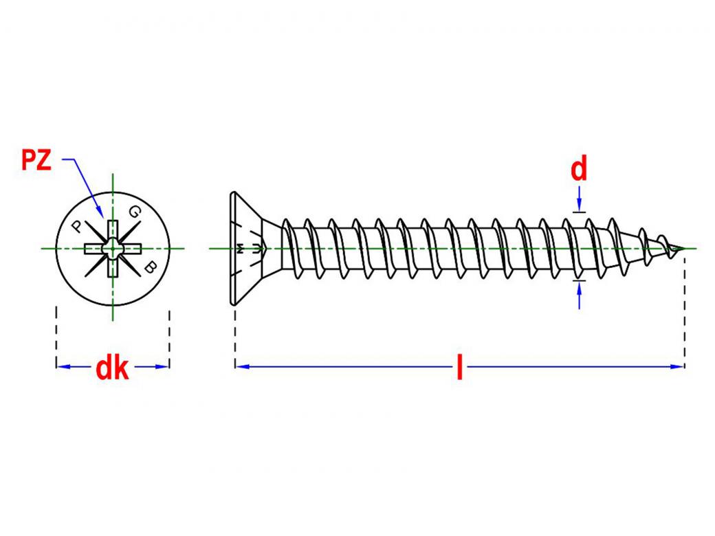 PGB-FASTENERS SPAANDERPLAATSCHROEF VZK-Z ZWART