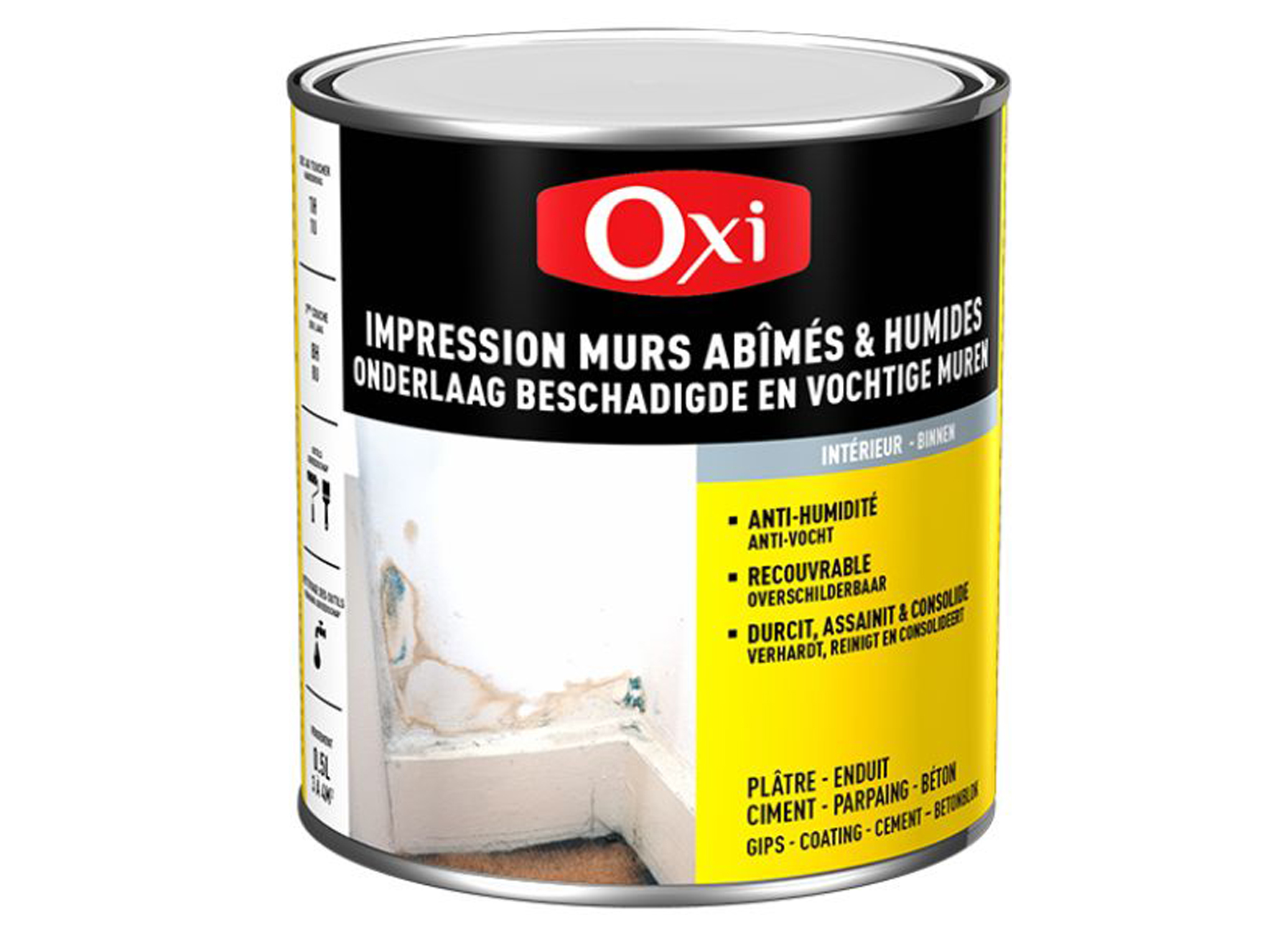 OXI GRONDLAAG BESCHADIGDE EN VOCHTIGE MUREN