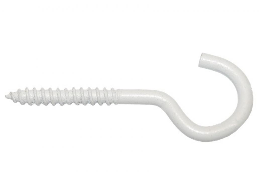 CROCHETS D''ARMOIRE BLANC EPOXY - BLISTER