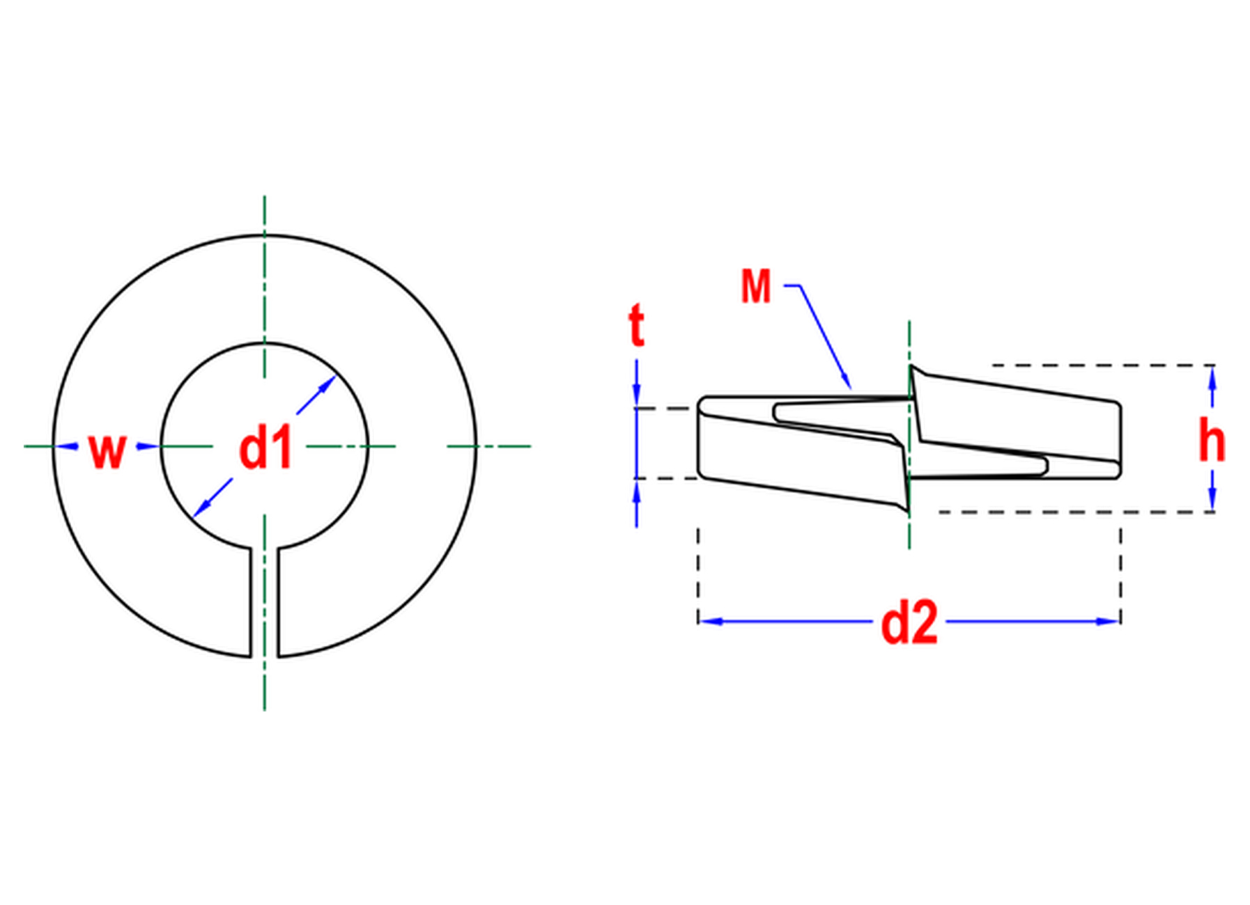 Rondelle ressort DIN 127B zinguée - PGB-FASTENERS