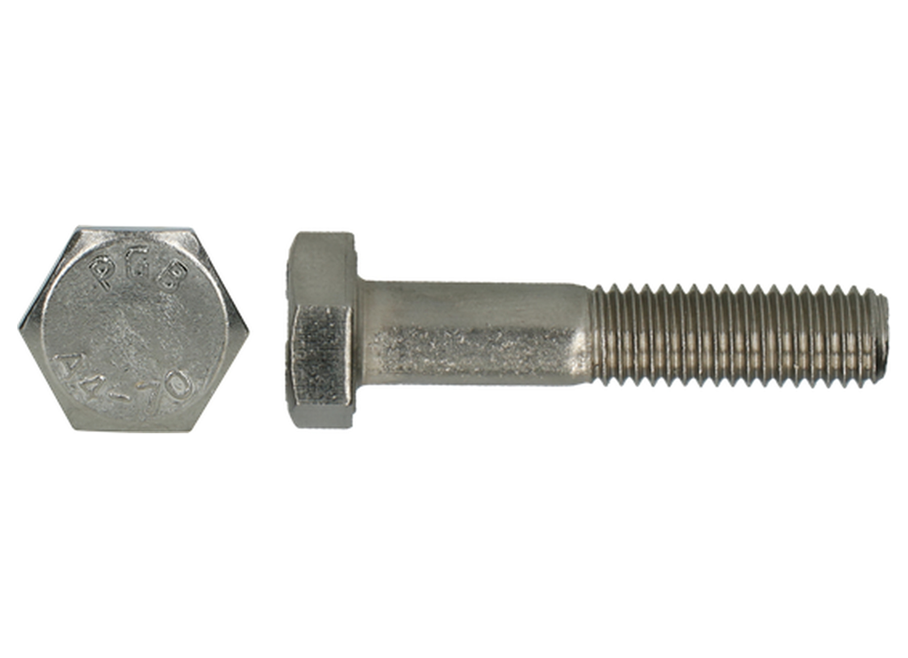 Vis hexagonale inox A4 DIN 931 filetage partiel