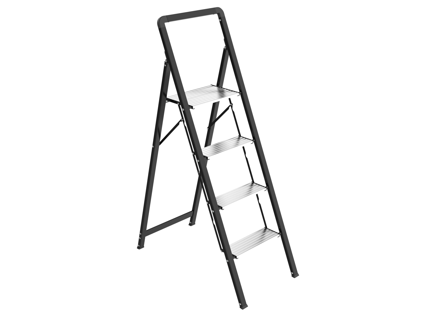 Ultraslim Black Trapladder - Aluminium - Zwart