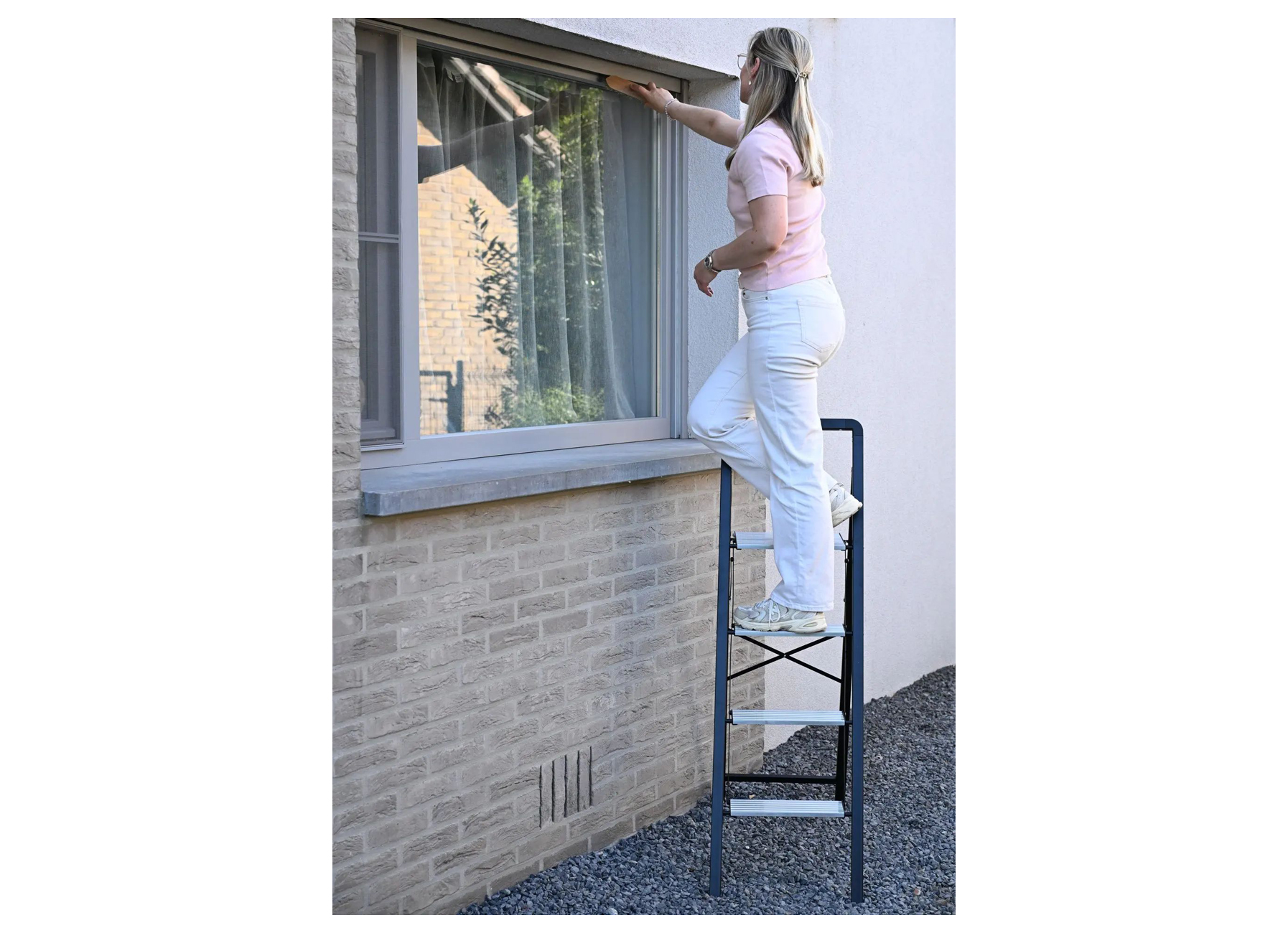 Ultraslim Black Trapladder - Aluminium - Zwart