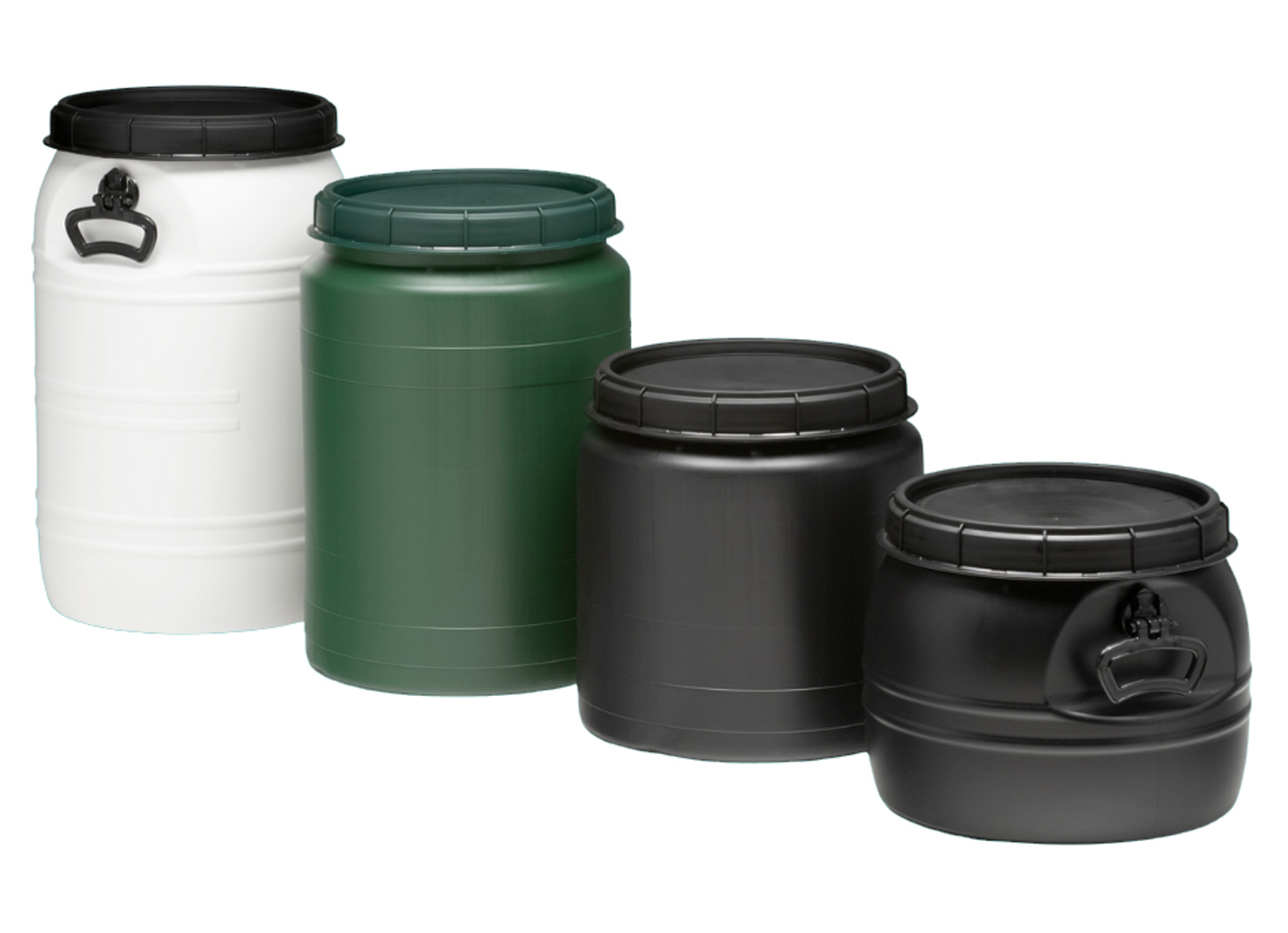 HDPE-vaten met schroefdeksel