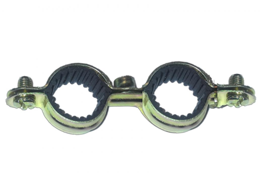 COLLIER DOUBLE M7 BICHROMATE ISOLE