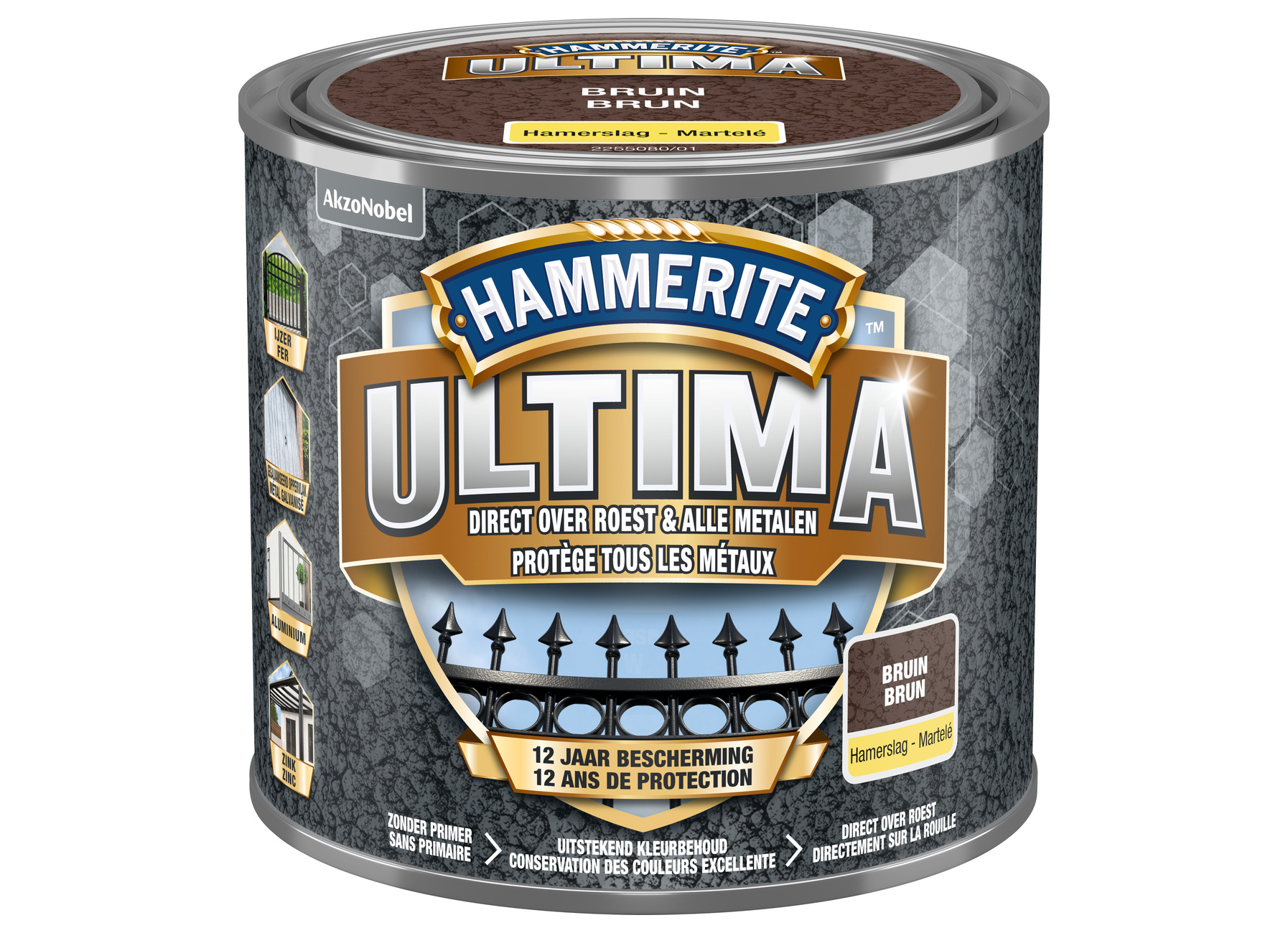 Hammerite Ultima Laque Métal Martelée
