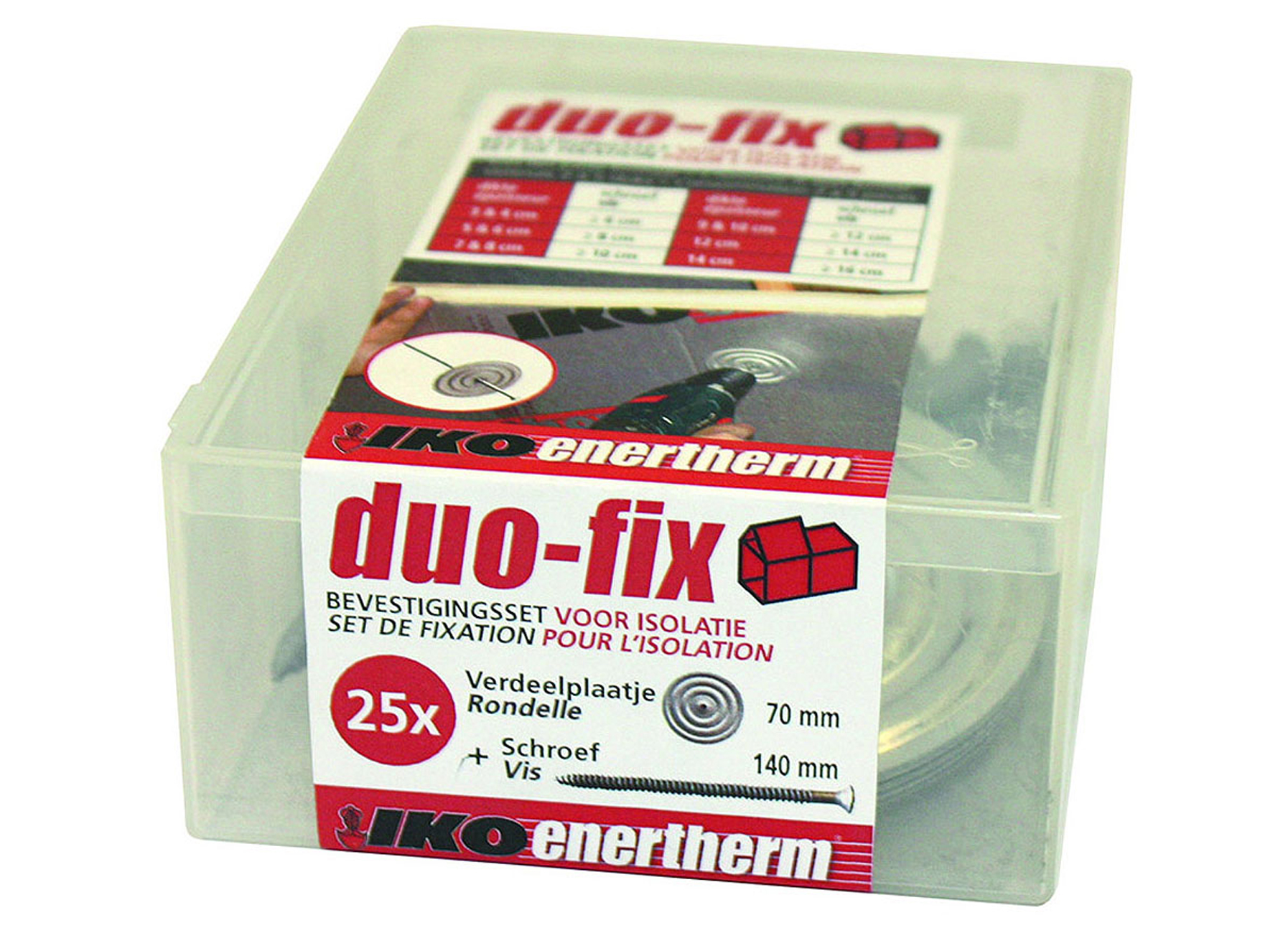 IKO ENERTHERM DUO-FIX BEVESTIGINGSSET