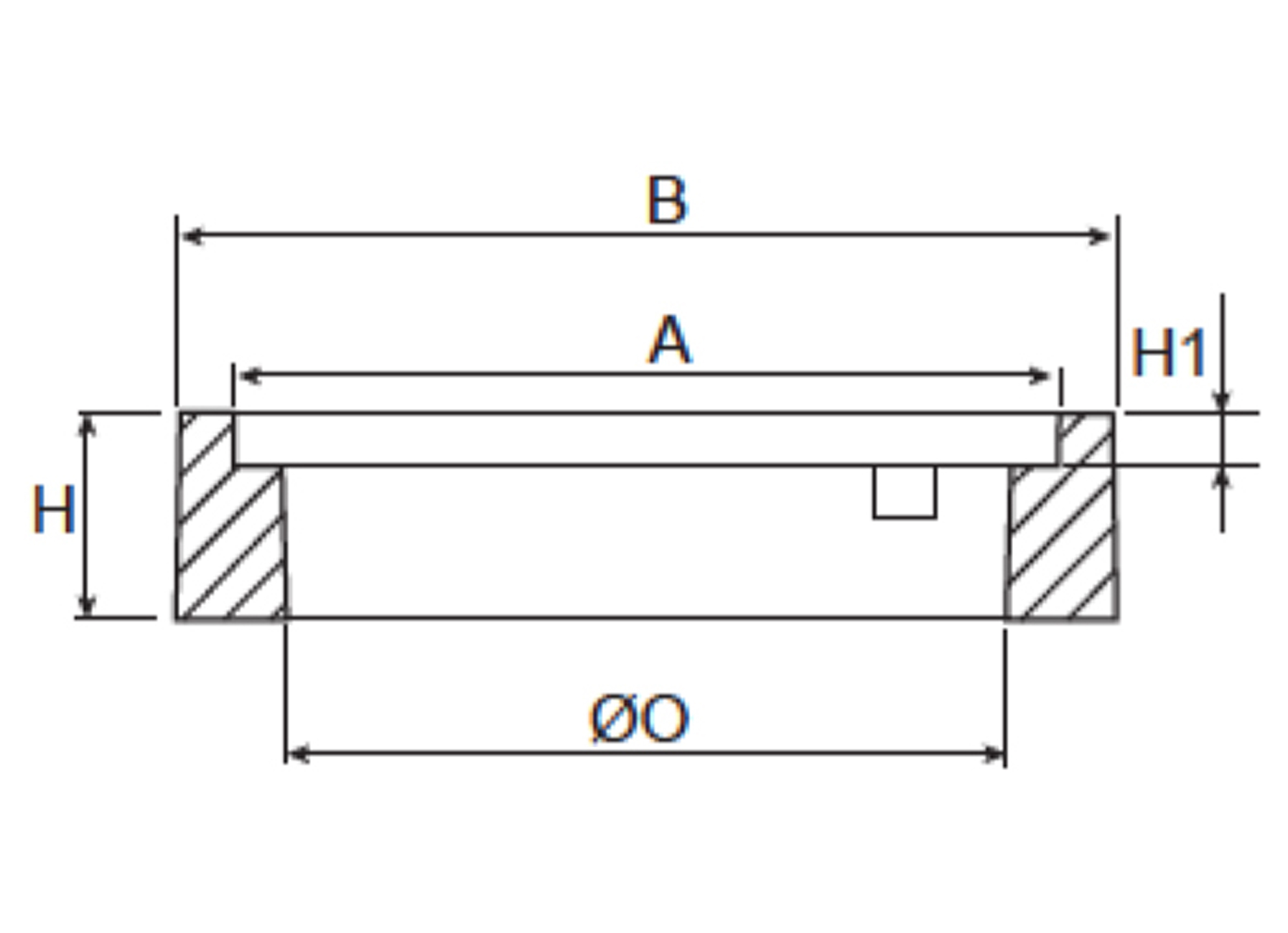 PREFAB BETONRAND VOOR PVC PUT MET SCHARNIERDEKSELS