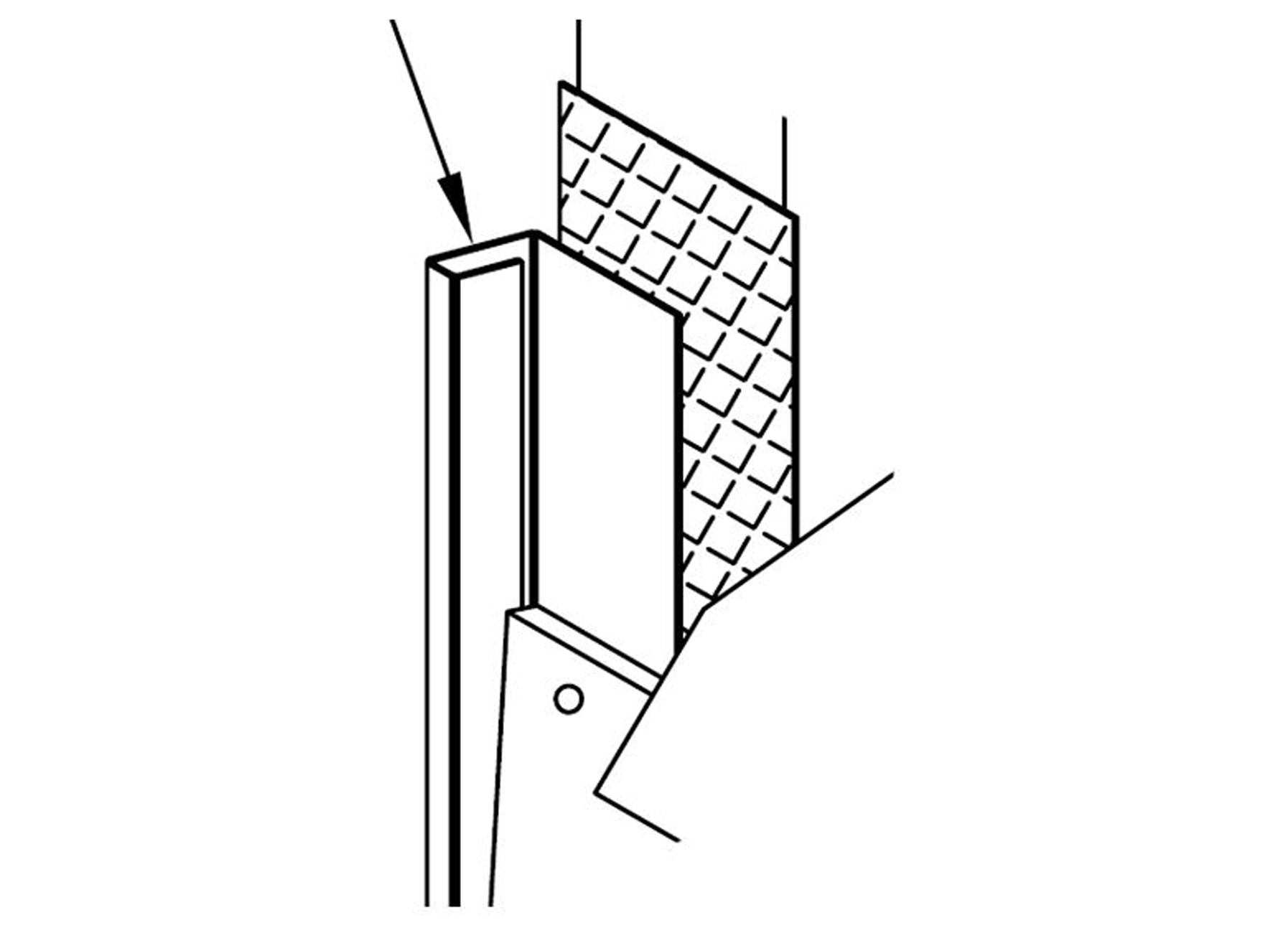 ETERNIT SIDINGS ALU PROFIL ARRET CEDRAL LAP L=3M