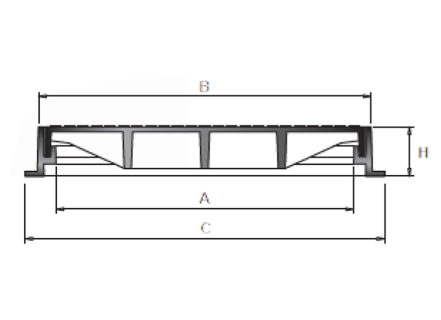 DEKSEL NODULAIR GIETIJZER KLASSE D 400KN