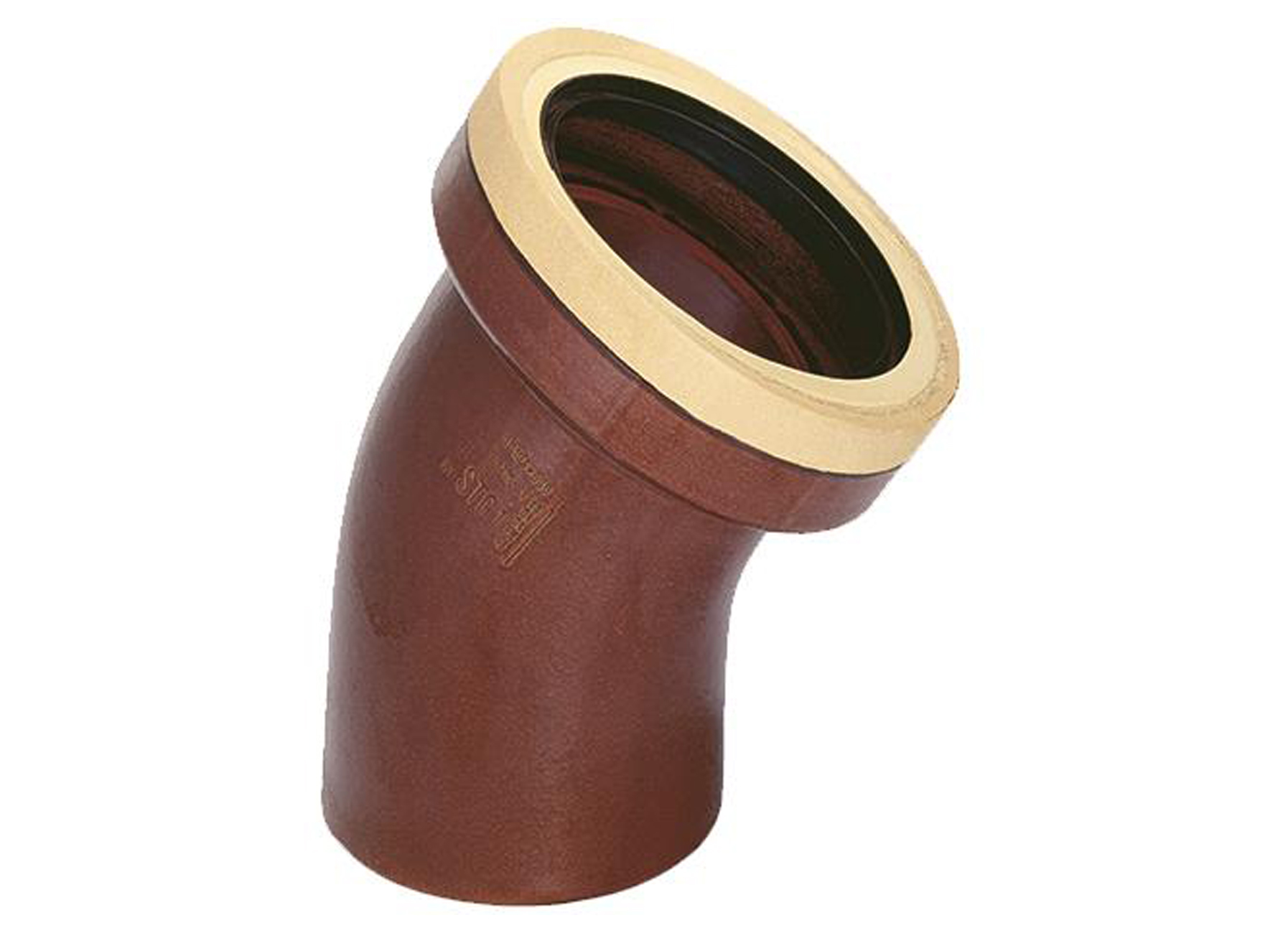 KERA.BASE COUDE 45° JOINT A LEVRE