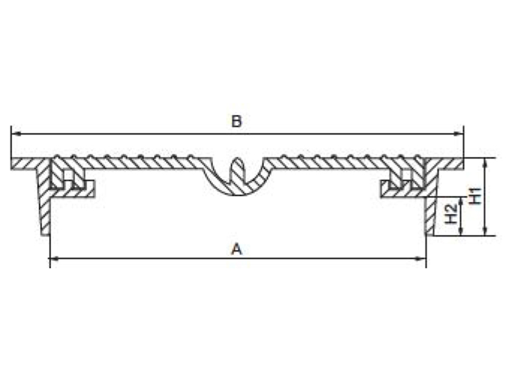 GIETIJZER DEKSEL VOOR PVC PUT