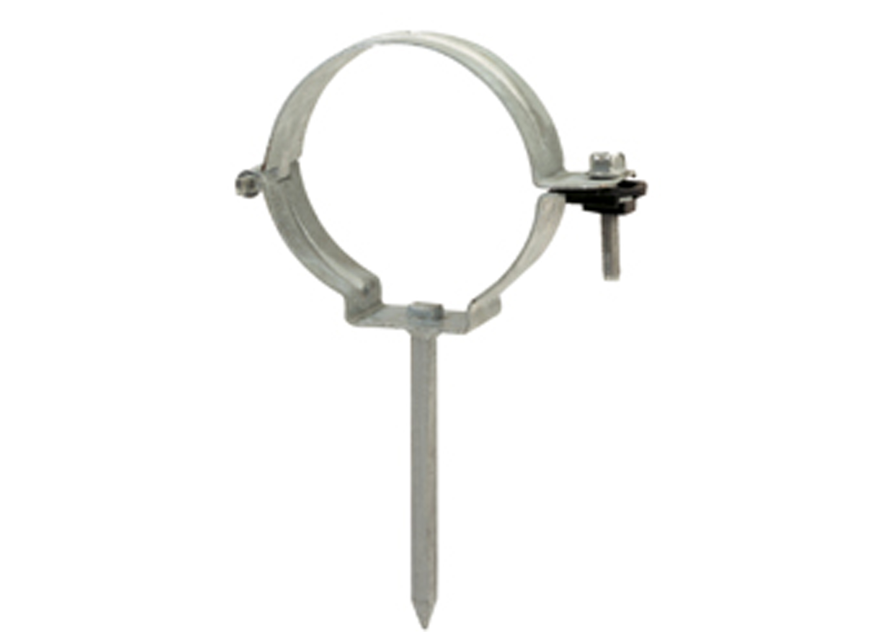 COLLIER CHARNIERE RAPIDO ROND Ø100 GALVANISE NOIR