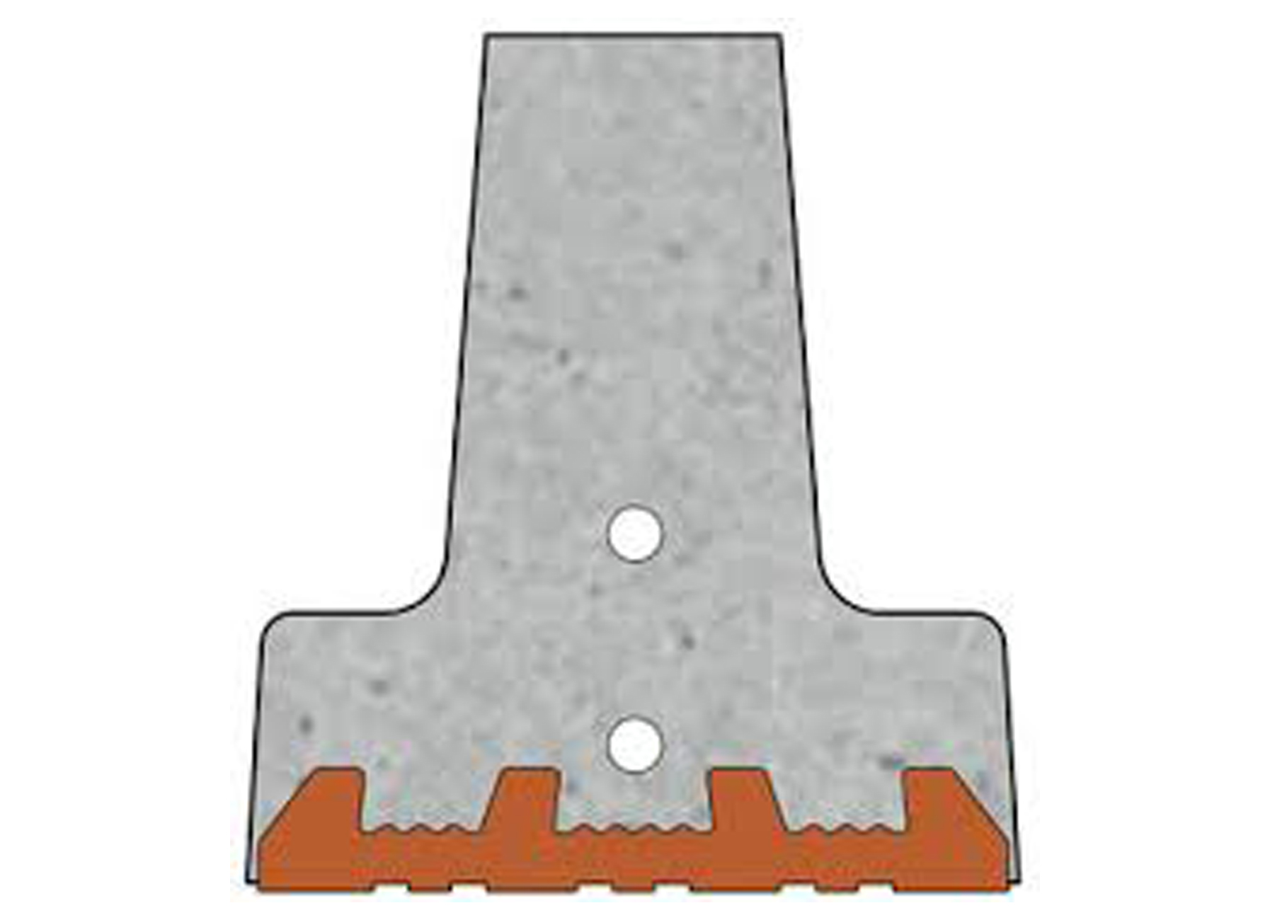 RECTOR POUTRELLES EN T EN BETON/TERRE CUITE H=11CM