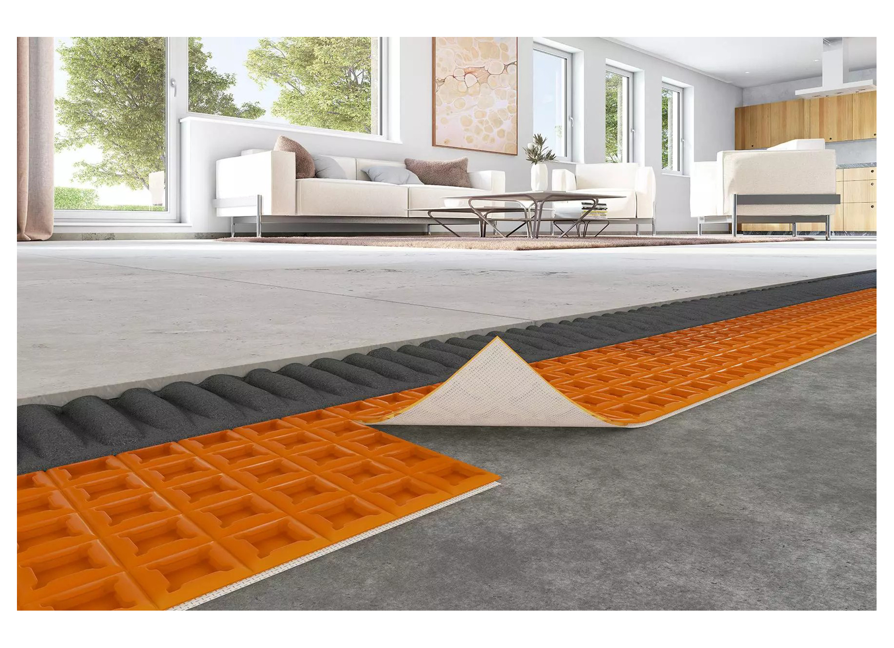 SCHLUTER DITRA PS ZELFKLEVENDE ONTKOPPELINGSMAT