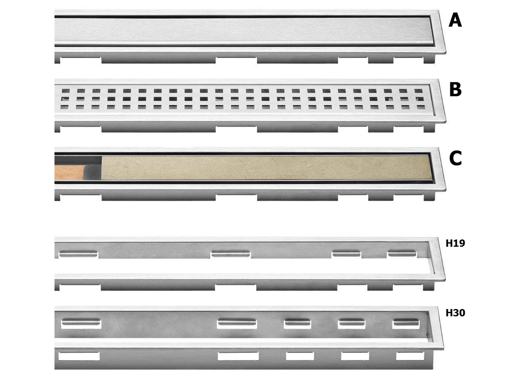 SCHLUTER KERDI-LINE CADRE-SUPPORT DESIGN A