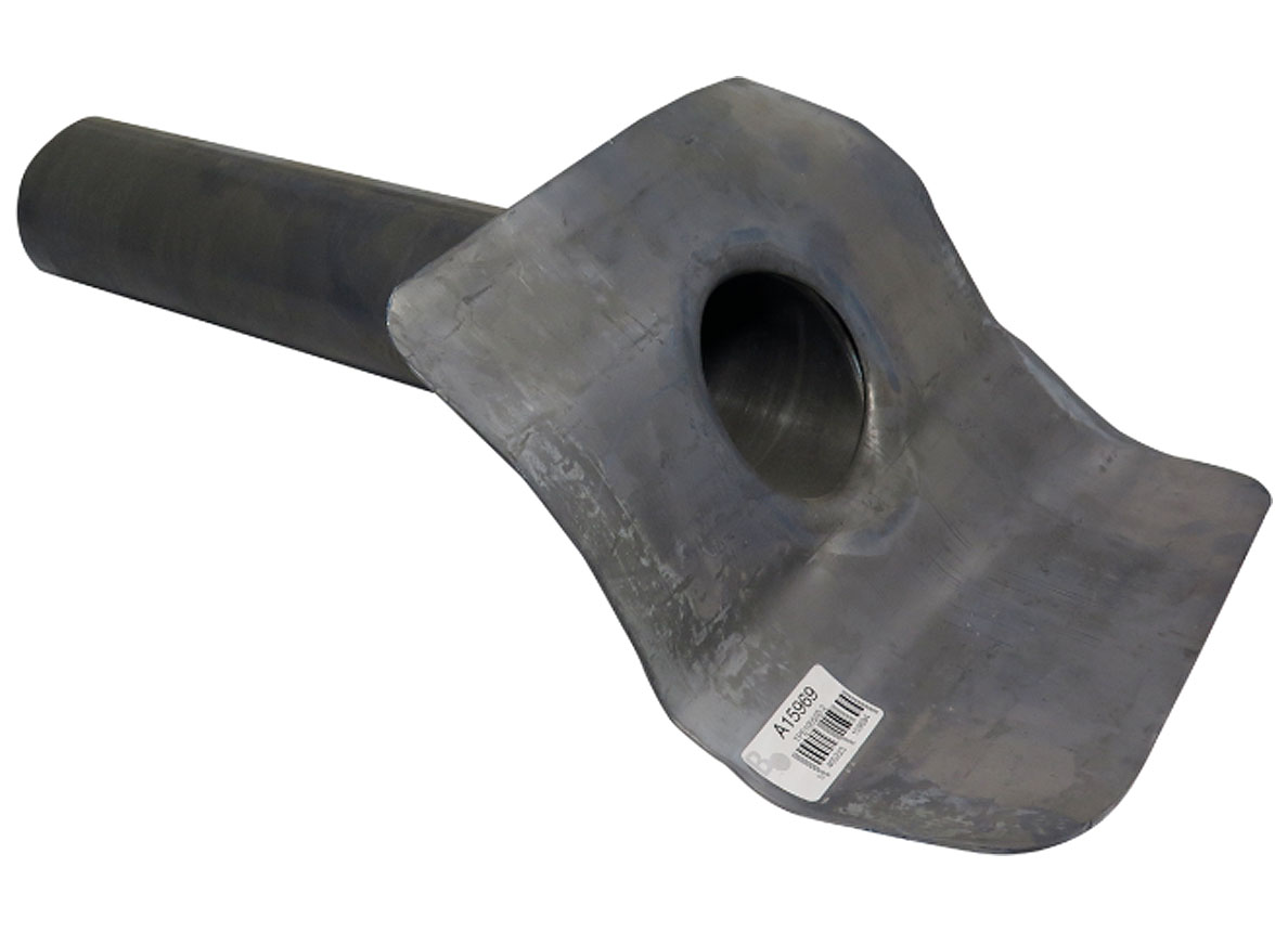 Tapbuis lood horizontaal 45° 2mm - meerdere diameters