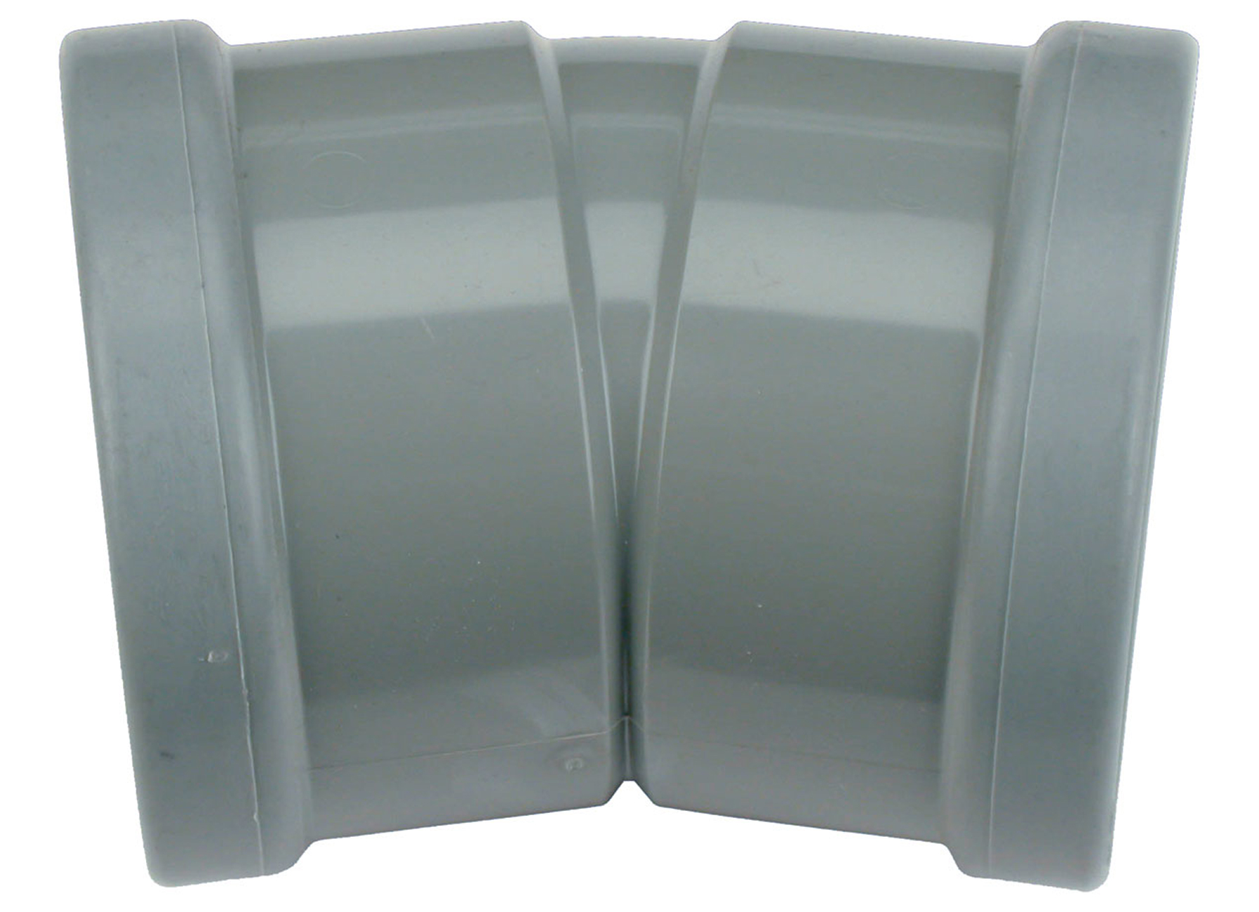 PVC COUDE BENOR SN8 GRIS 15° 2XFEMELLE Ø110